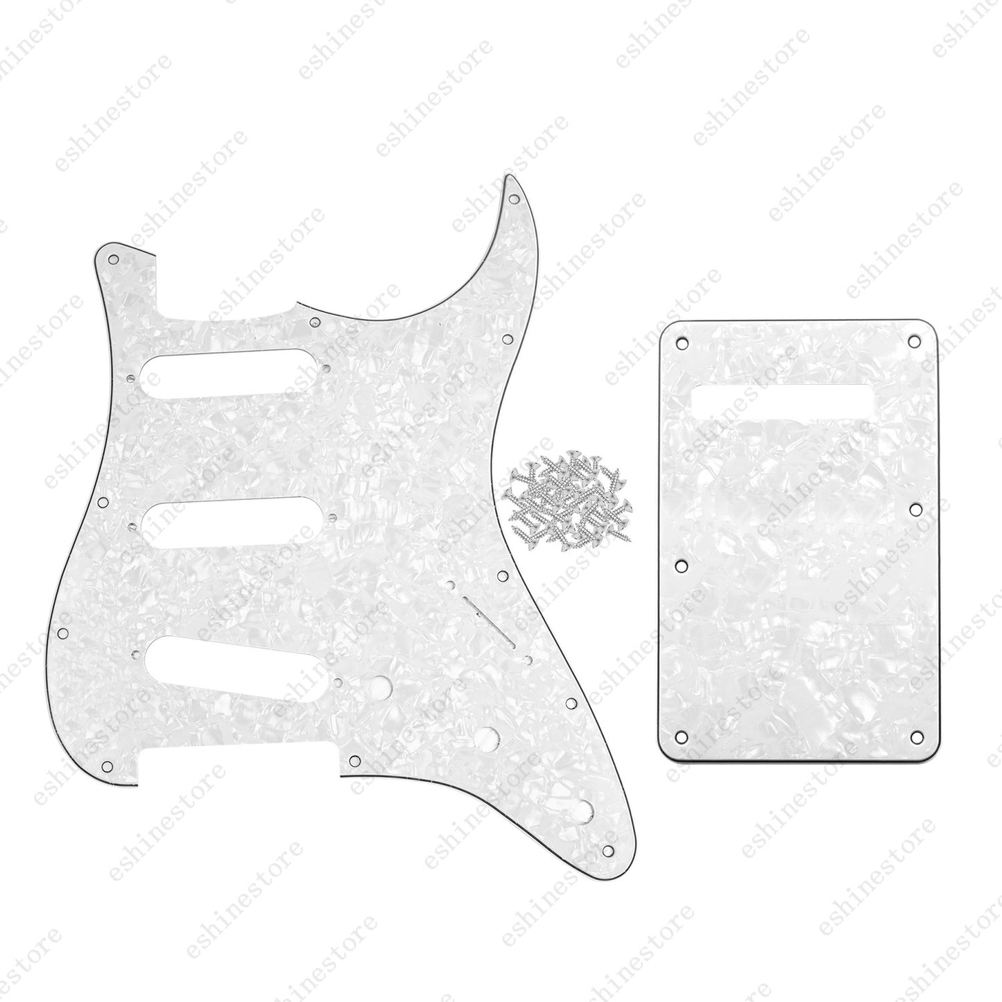 Guitar SSS 3Ply Pickguard&Back Plate for USA MIM Standard Fender ST Multicolors