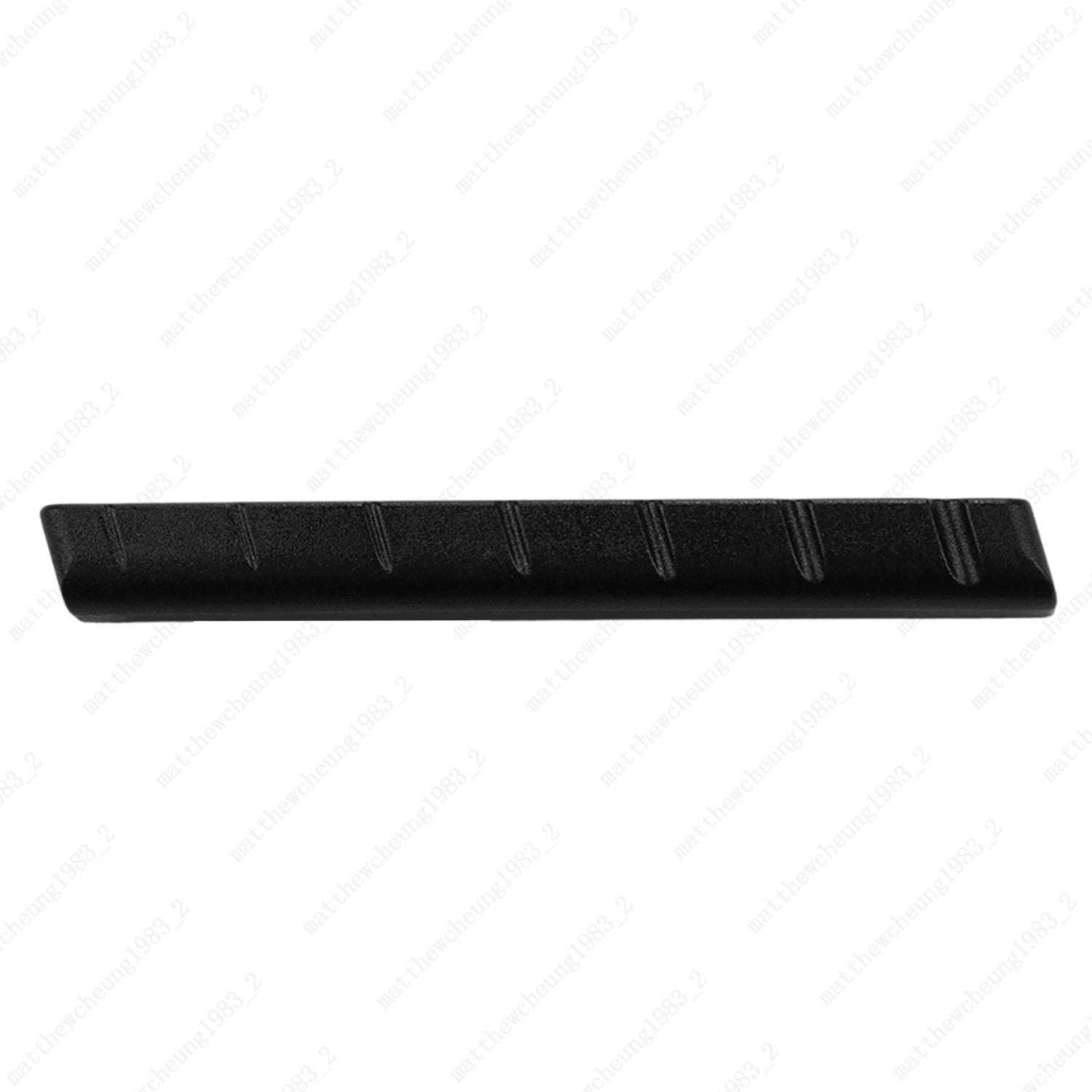 Electric Guitar 7 String Pre-slotted Plastic Fanned-fret Guitar Nut - Black