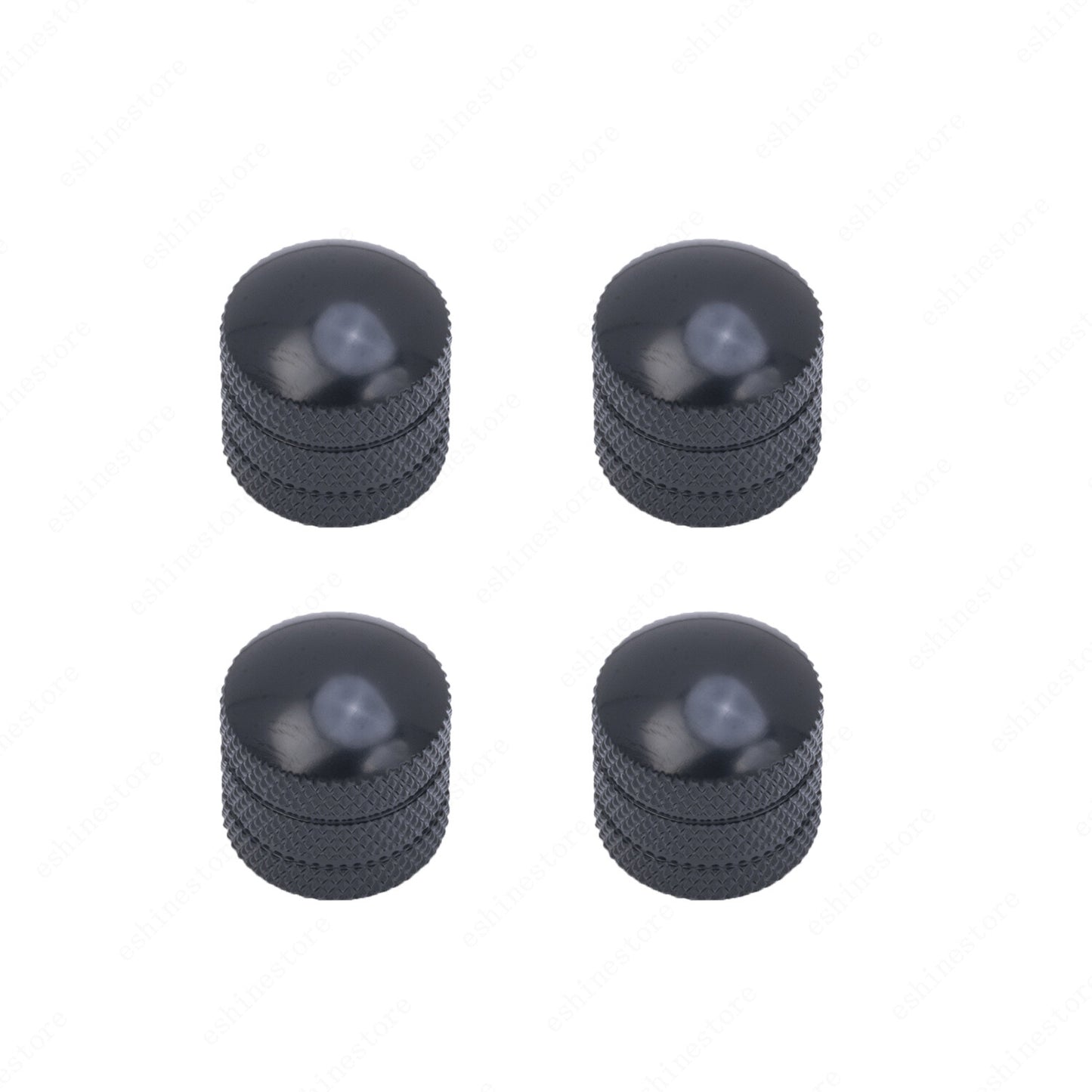 4 Pcs Dome Metal Guitar 6mm Shaft Volume Tone Knobs For Epi Gibson Les Paul SG