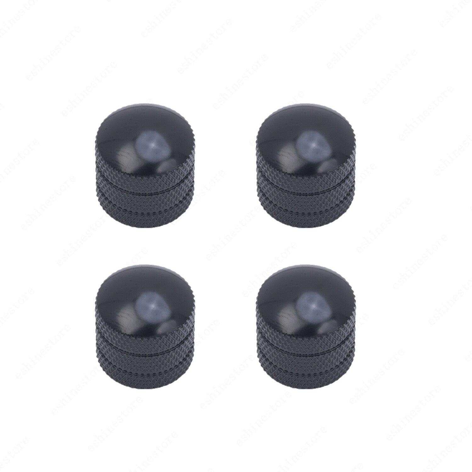4 Pcs Dome Metal Guitar 6mm Shaft Volume Tone Knobs For Epi Gibson Les Paul SG