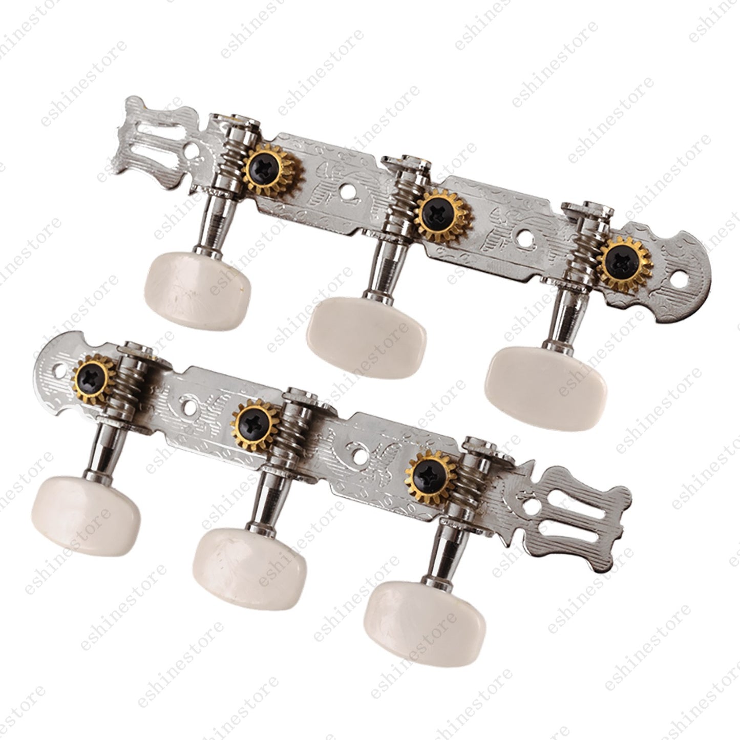 1 Set of 3L3R Classical Guitar Tuning Pegs Keys Tuners Machine Heads 1:15 Ratio