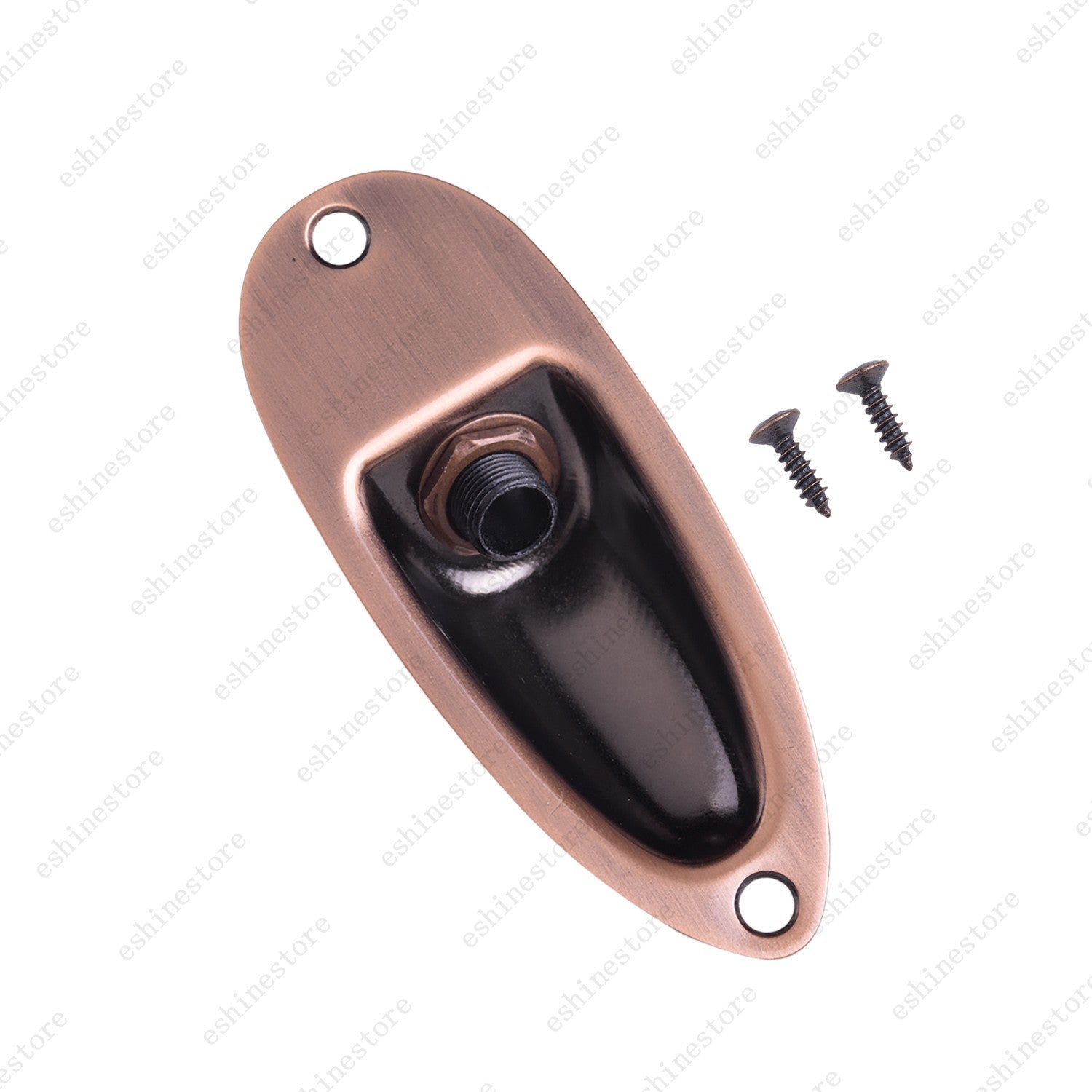 Guitar Boat Jack Plate Input Output Socket with Screws for Fender Strat 5 COLORS