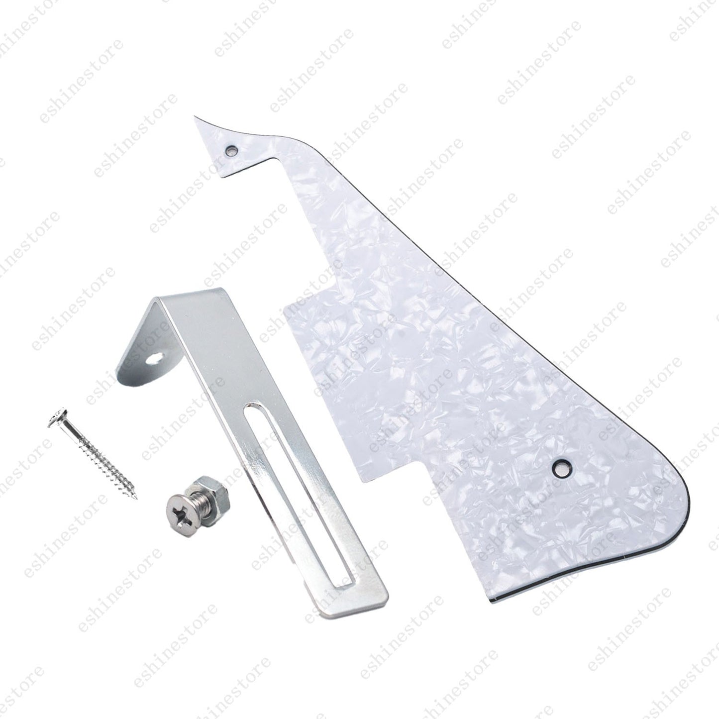 Multicolor Guitar Pickguard with Chrome Bracket Mounting Screws Set For Les Paul