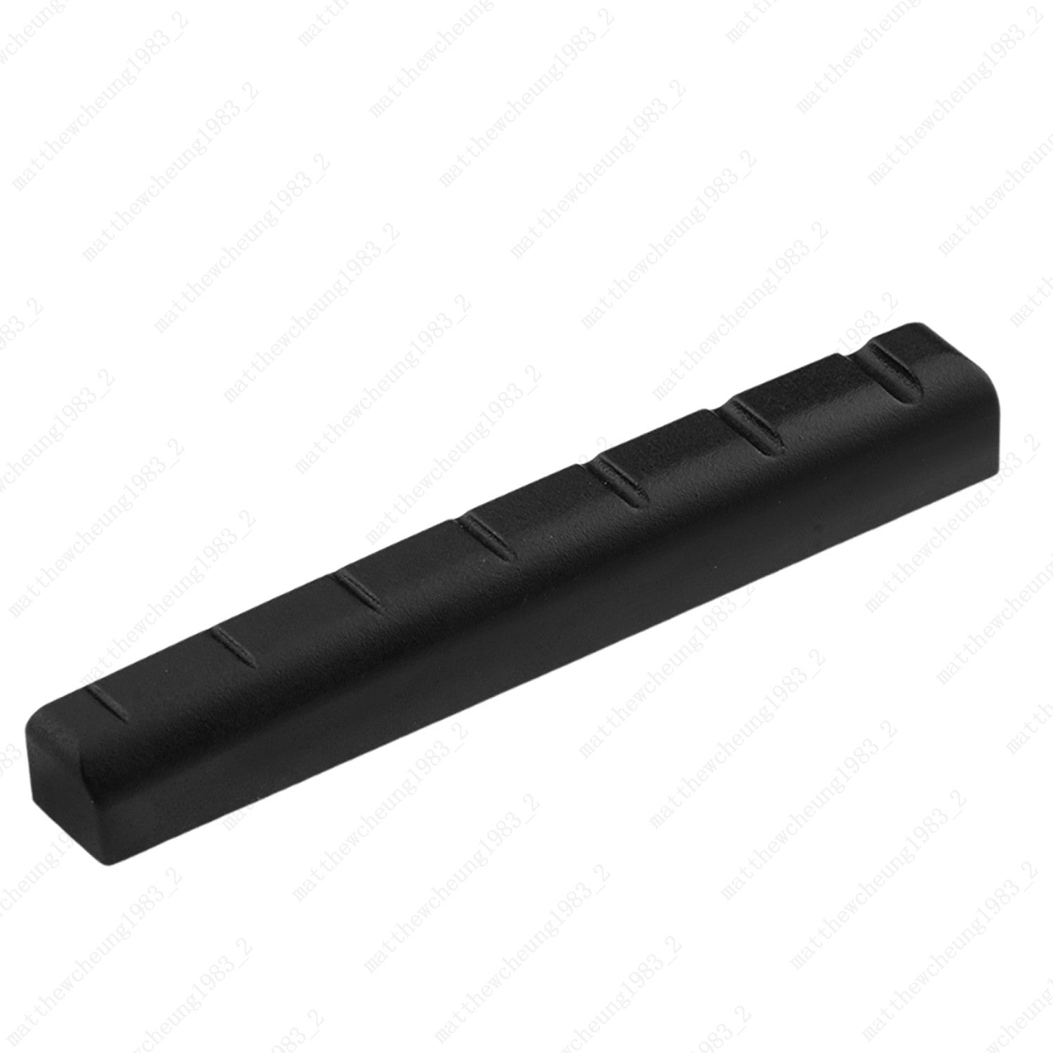 Electric Guitar 7 String Pre-slotted Plastic Fanned-fret Guitar Nut - Black