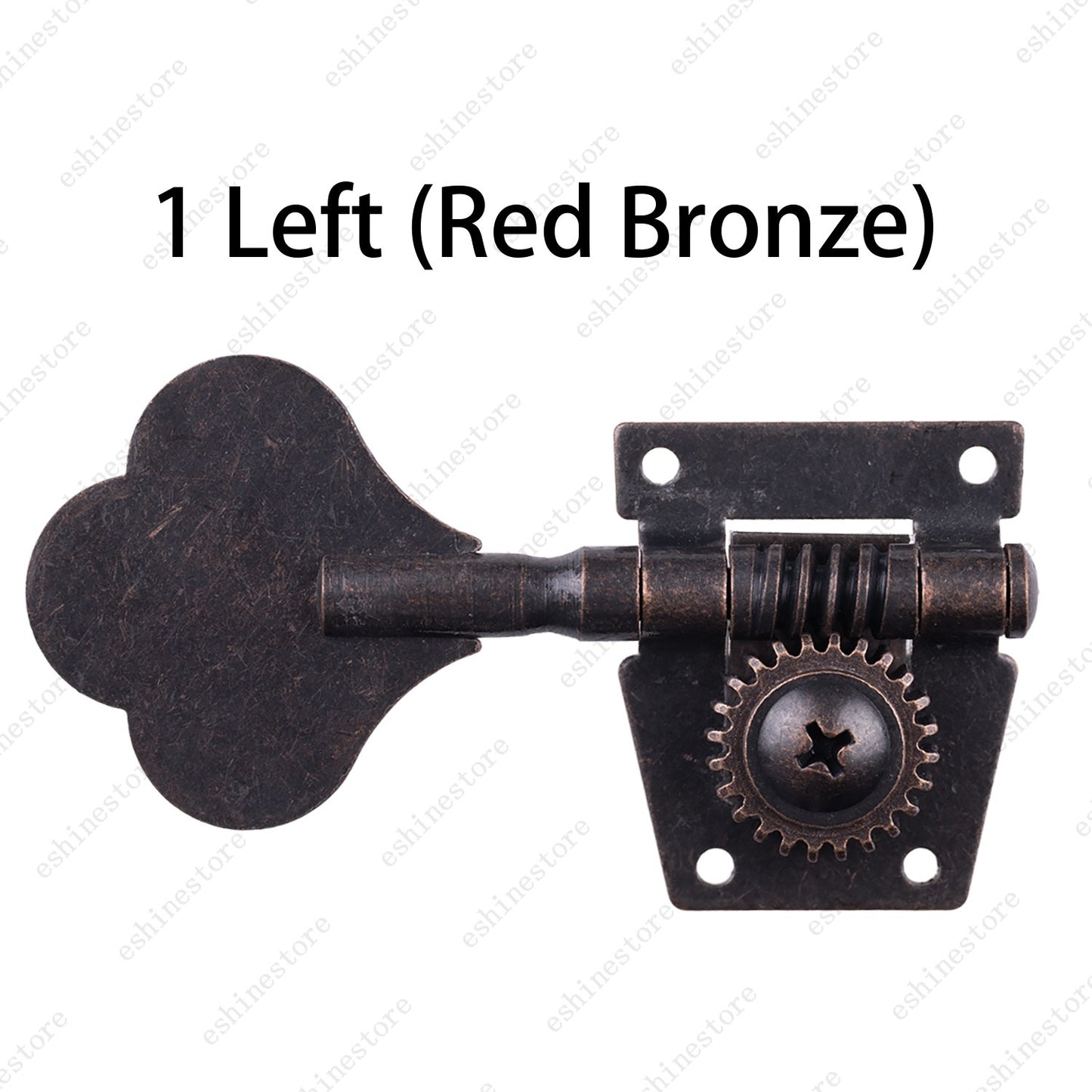 Relic Bass Vintage Open Machine Heads-1:25 Ratio Gear Tuning Key-Red Bronze