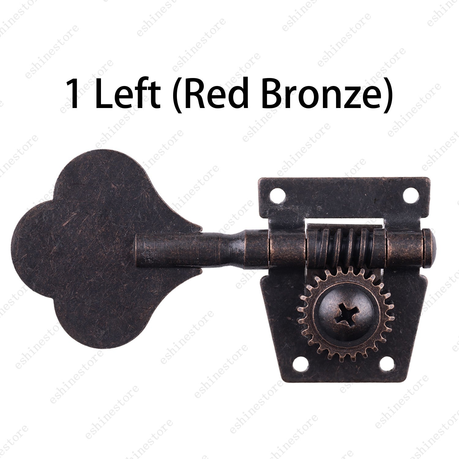 Relic Bass Vintage Open Machine Heads-1:25 Ratio Gear Tuning Key-Red Bronze