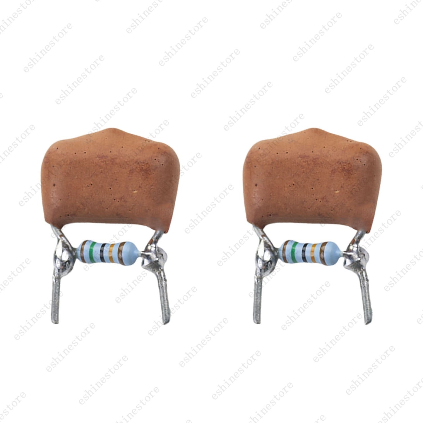 2pcs Treble Volume Bleed Circuit Kit .001uf Vintage Capacitor with 150k Resistor
