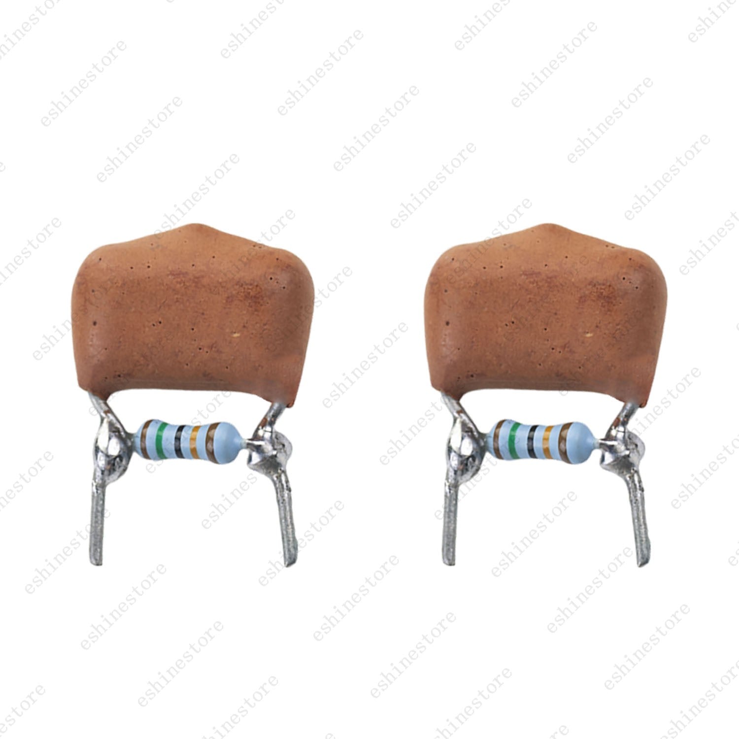2pcs Treble Volume Bleed Circuit Kit .001uf Vintage Capacitor with 150k Resistor