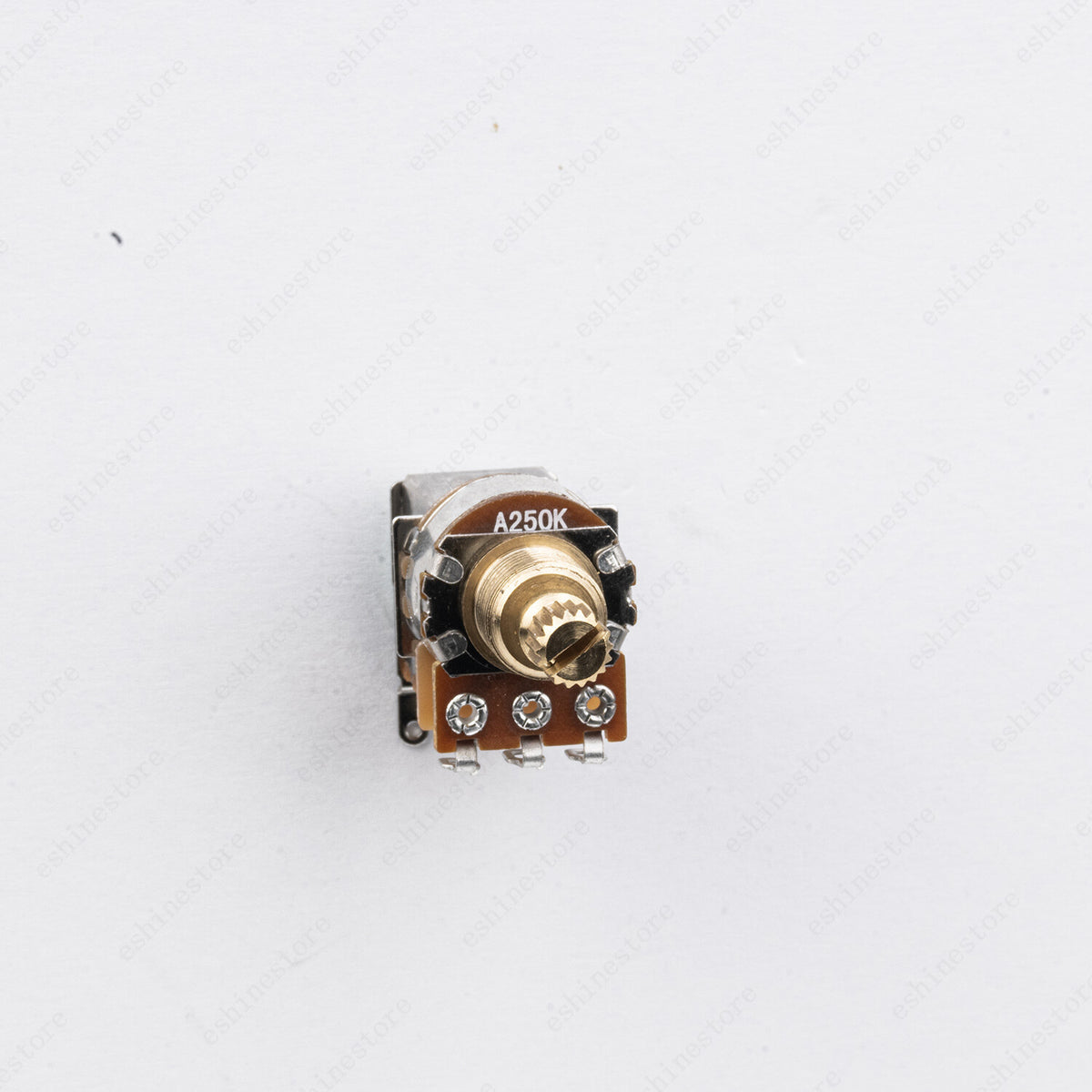 Full Brass Short Shaft Pot Push-Push Switch A250K/B250K/A500K/B500K 2 PCS