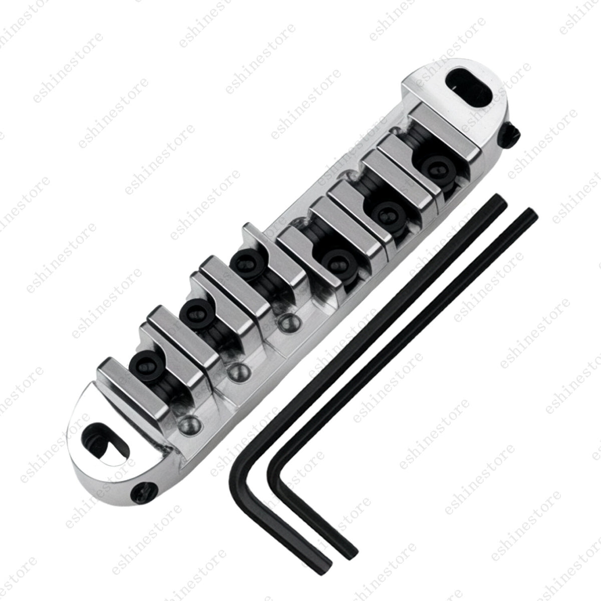 Tune-O-Matic Adjustable Roller Saddle Bridge For Les Paul SG ES-No Stud & Posts