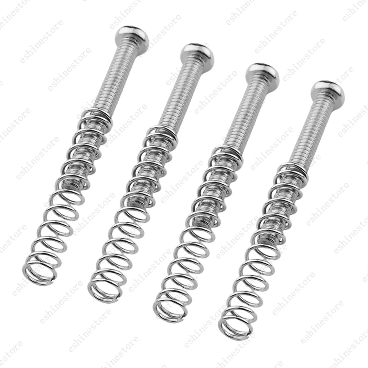 4 Pcs Guitar humbucker pickup Height Adjustment screws and springs-1/8''