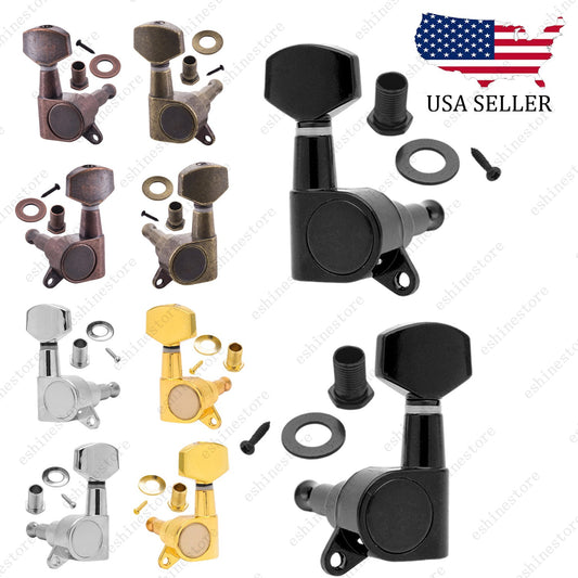 R / L Guitar Tuning Pegs Tuners Machine Heads Locked String For ST TL SG LP