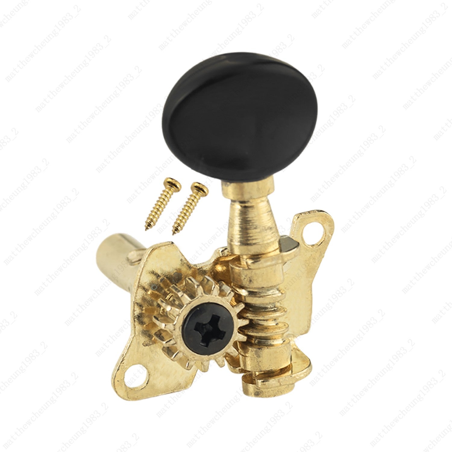 Open-Gear Guitar Machine Heads 1:15 Ratio for Acoustic Guitar- Small Oval Button