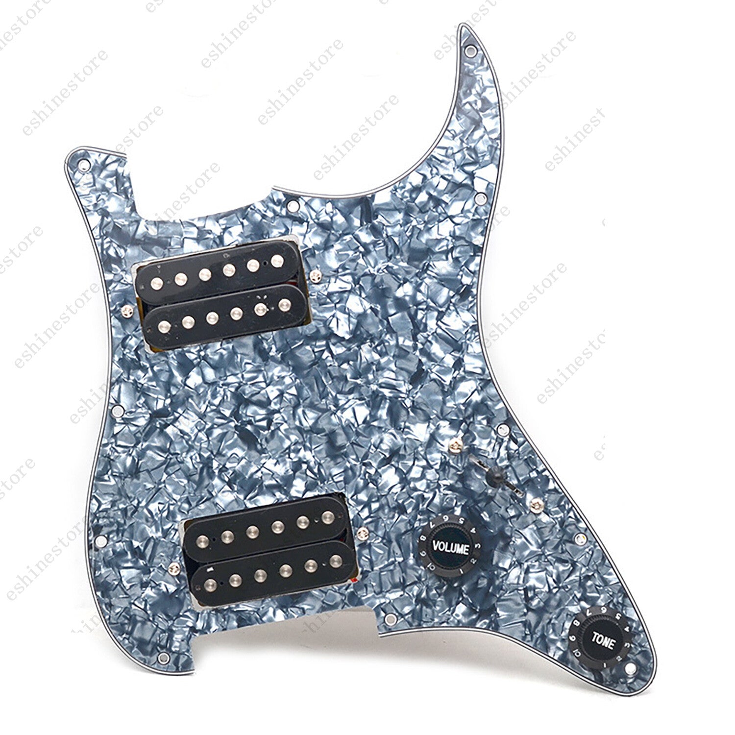 11 Hole HH Strat Style Loaded Pickguard For Stratocaster Various Colors US SHIP