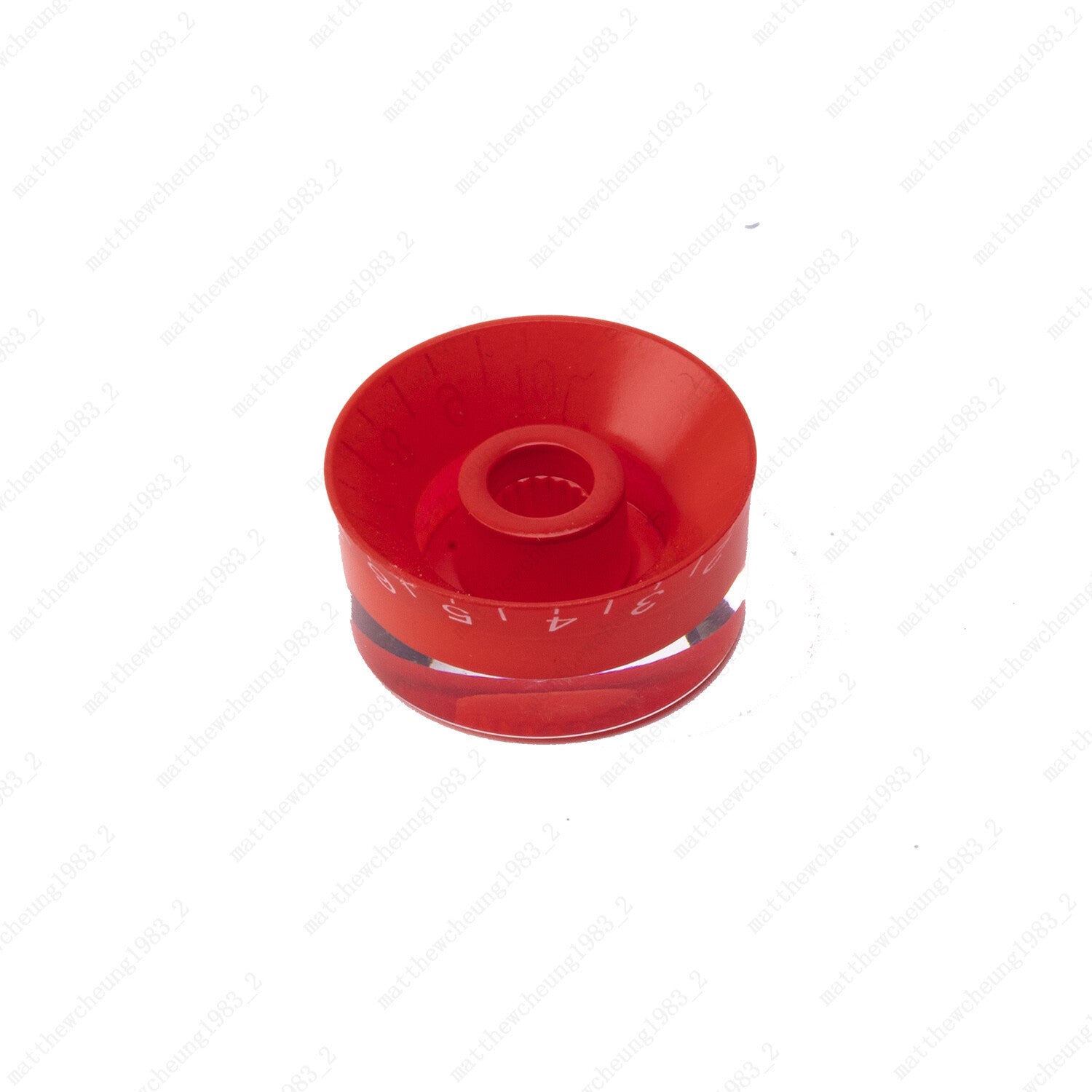4 Pcs Red Eectric Guitar Control Knobs Speed Dial Knobs Fits Les Paul SG