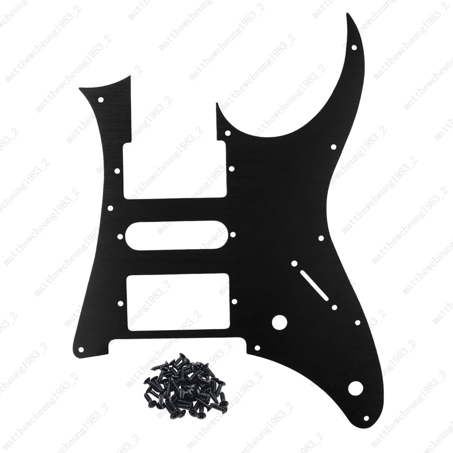 10 Holes Metal Guitar Pickguard HSH Scratch Plate for Ibanez Jem Series Guitar