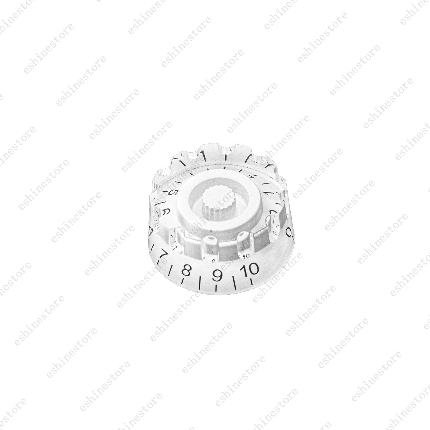 4x White LP Guitar Knurled Control Knobs Speed Metric Knob For Les Paul SG