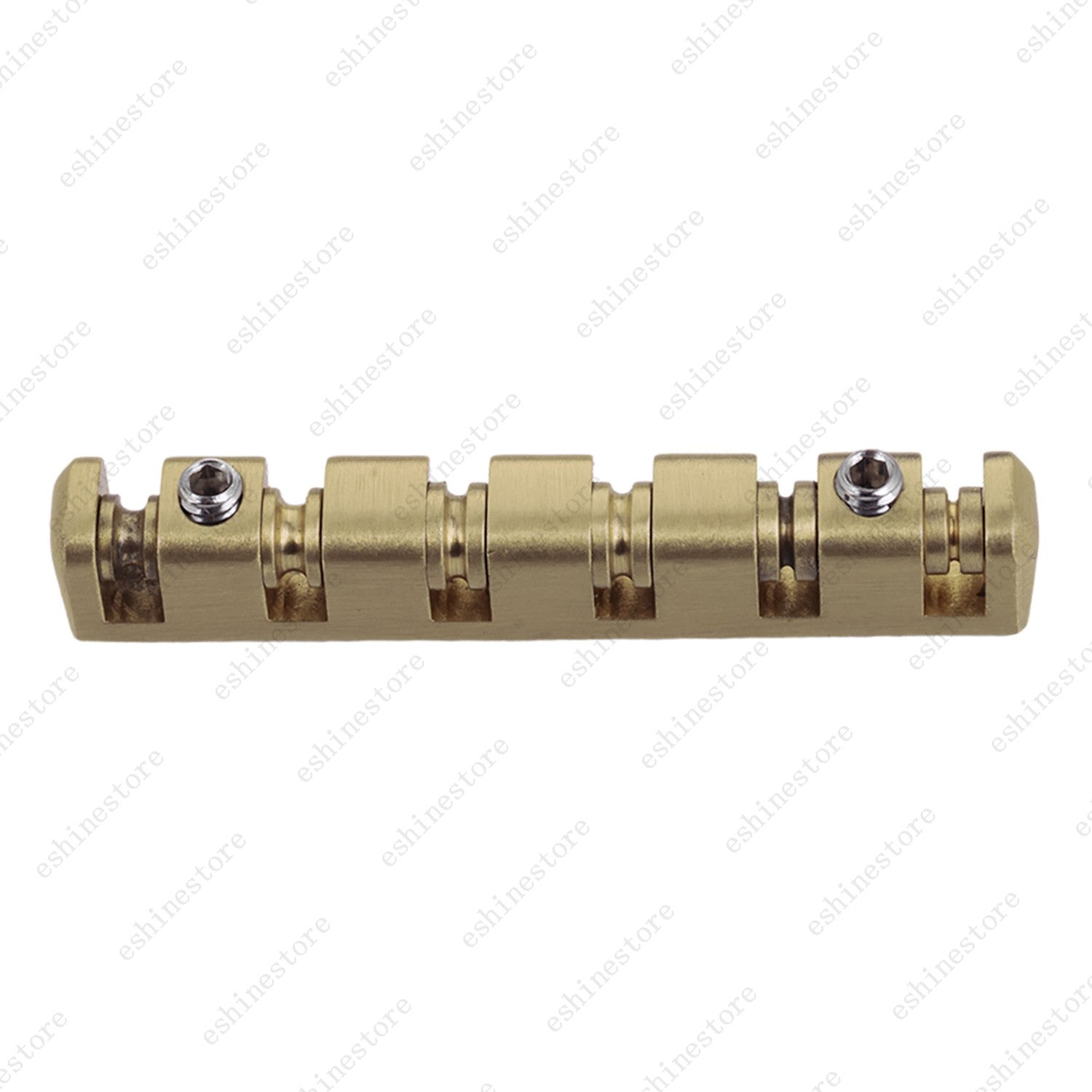 42mm Height Adjustable 6 String Brass Roller Guitar Nut for Electric Bass Guitar