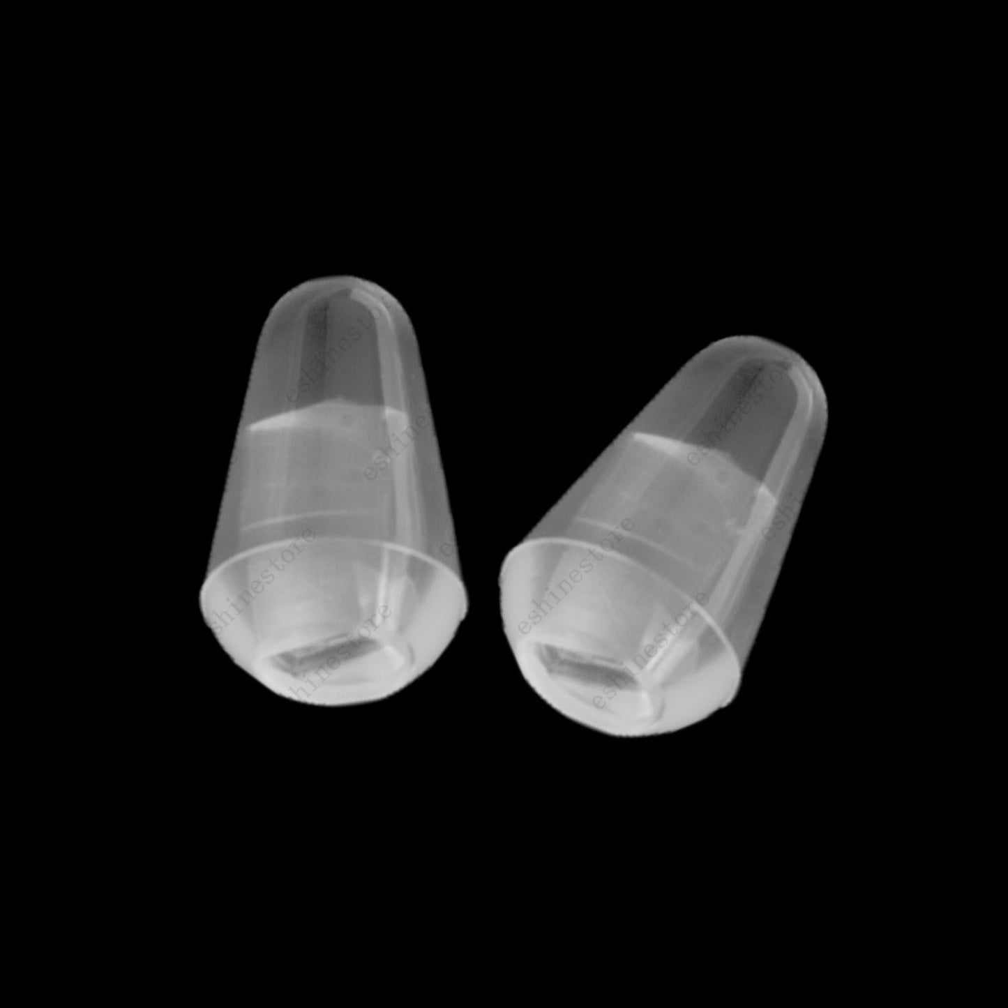 2Pcs 5 Way Pickup Switch Tip Metal Plastic Switch Cap Switch Knob for Strat Tele