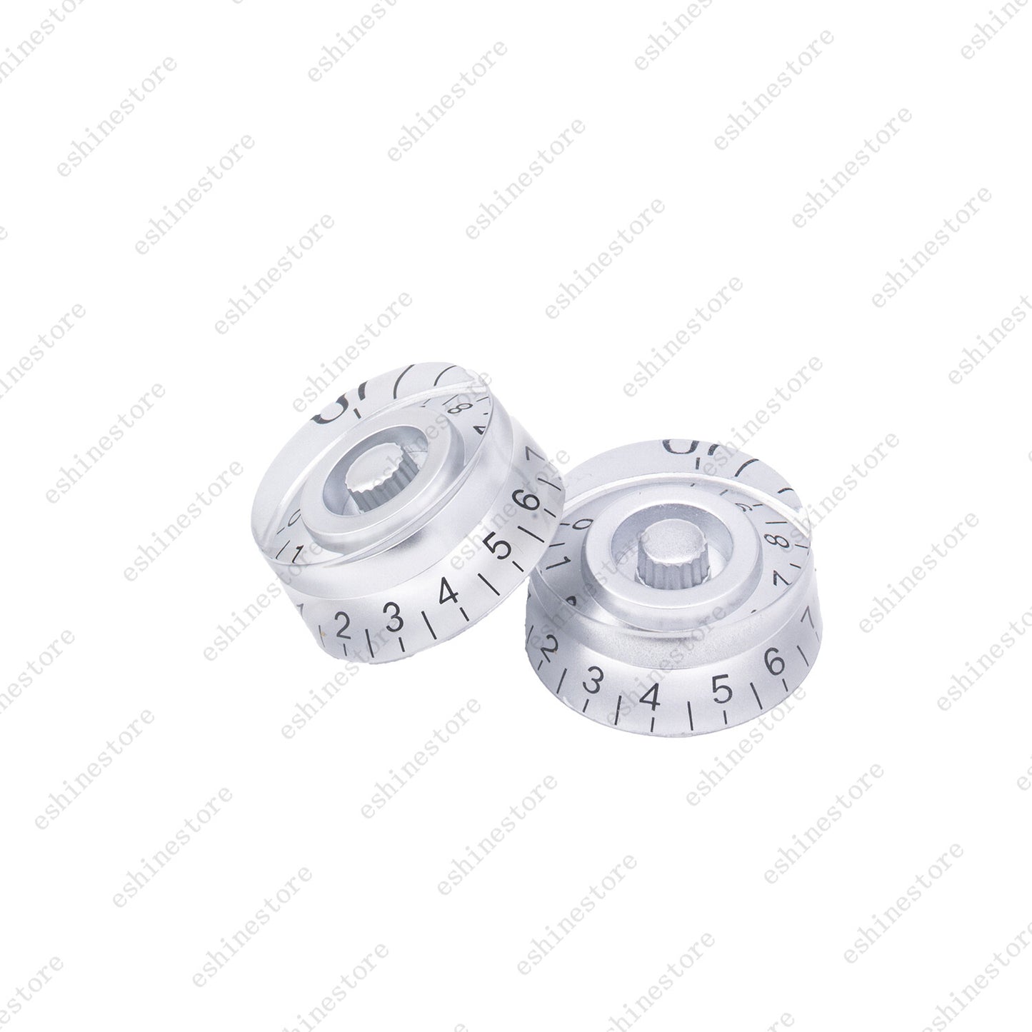 4 Pcs Silver LP Guitar Control Knobs Speed Dial Knobs for SG Les Paul Guitar