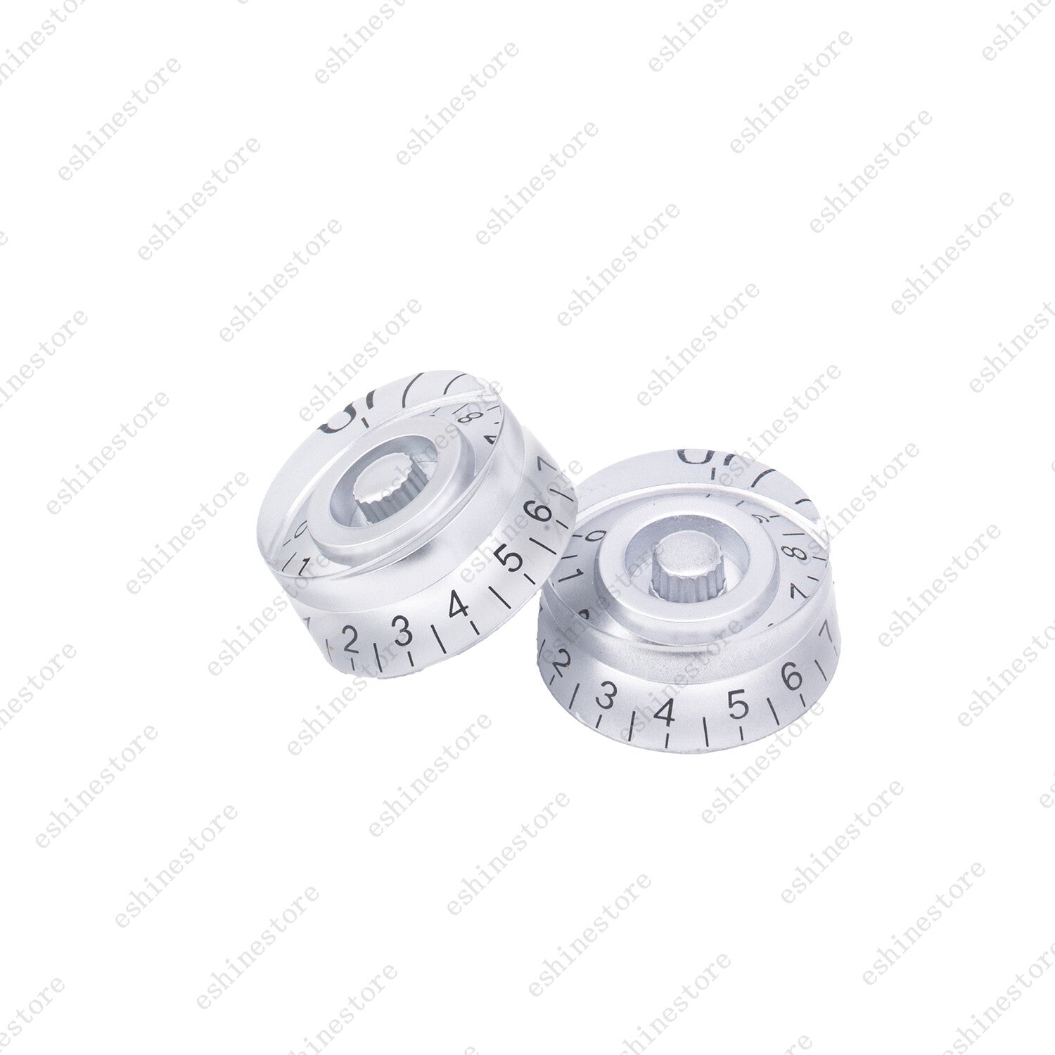 4 Pcs Silver LP Guitar Control Knobs Speed Dial Knobs for SG Les Paul Guitar