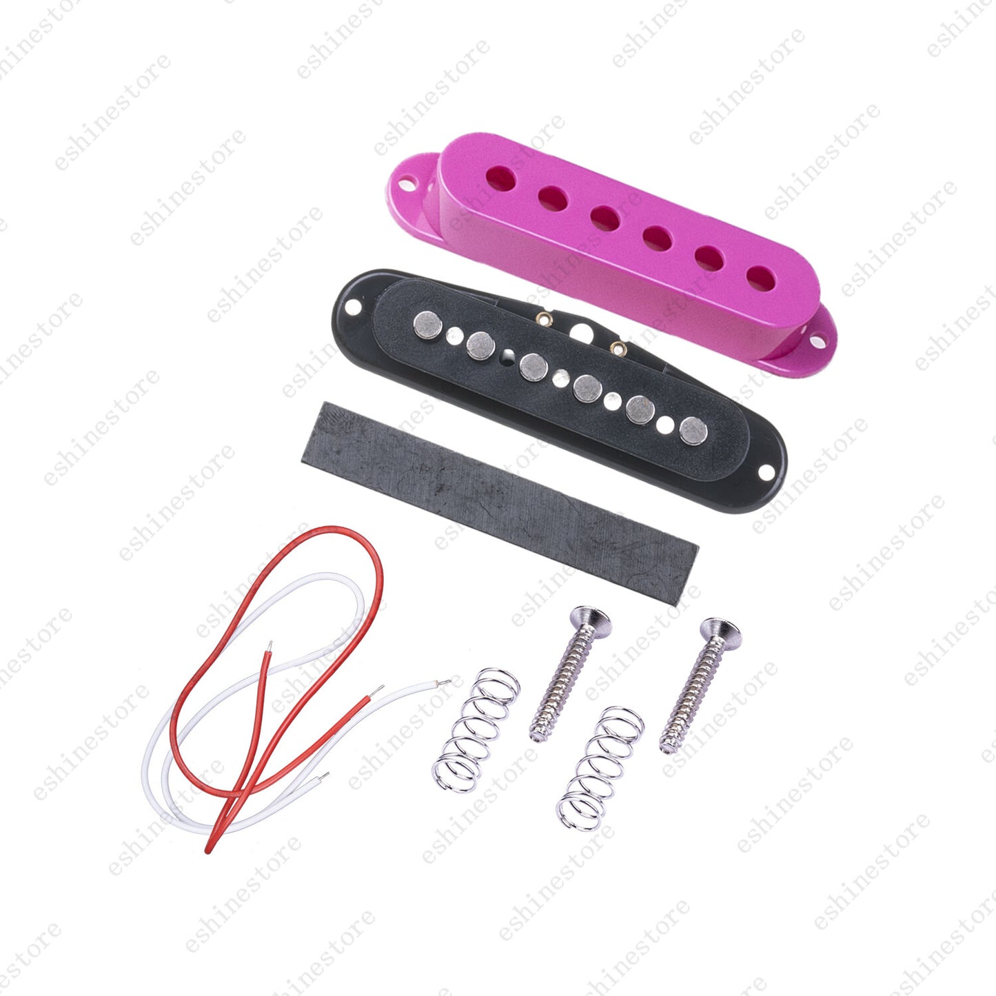 Mulit Color 48/50/52MM Electric Guitar Single Coil Pickup Slug Cover Bobbins Kit