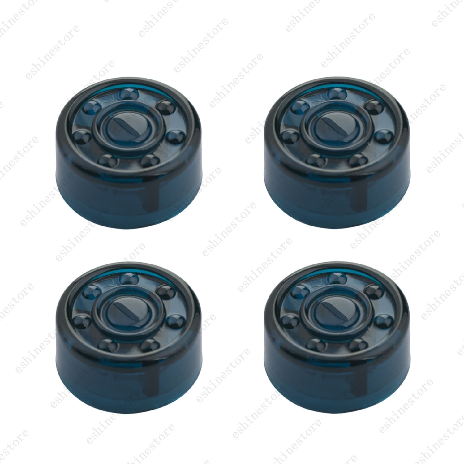 1/2/4pcs Guitar Effect Pedal Footswitch Toppers Foot Nail Cap Protection 6Colors