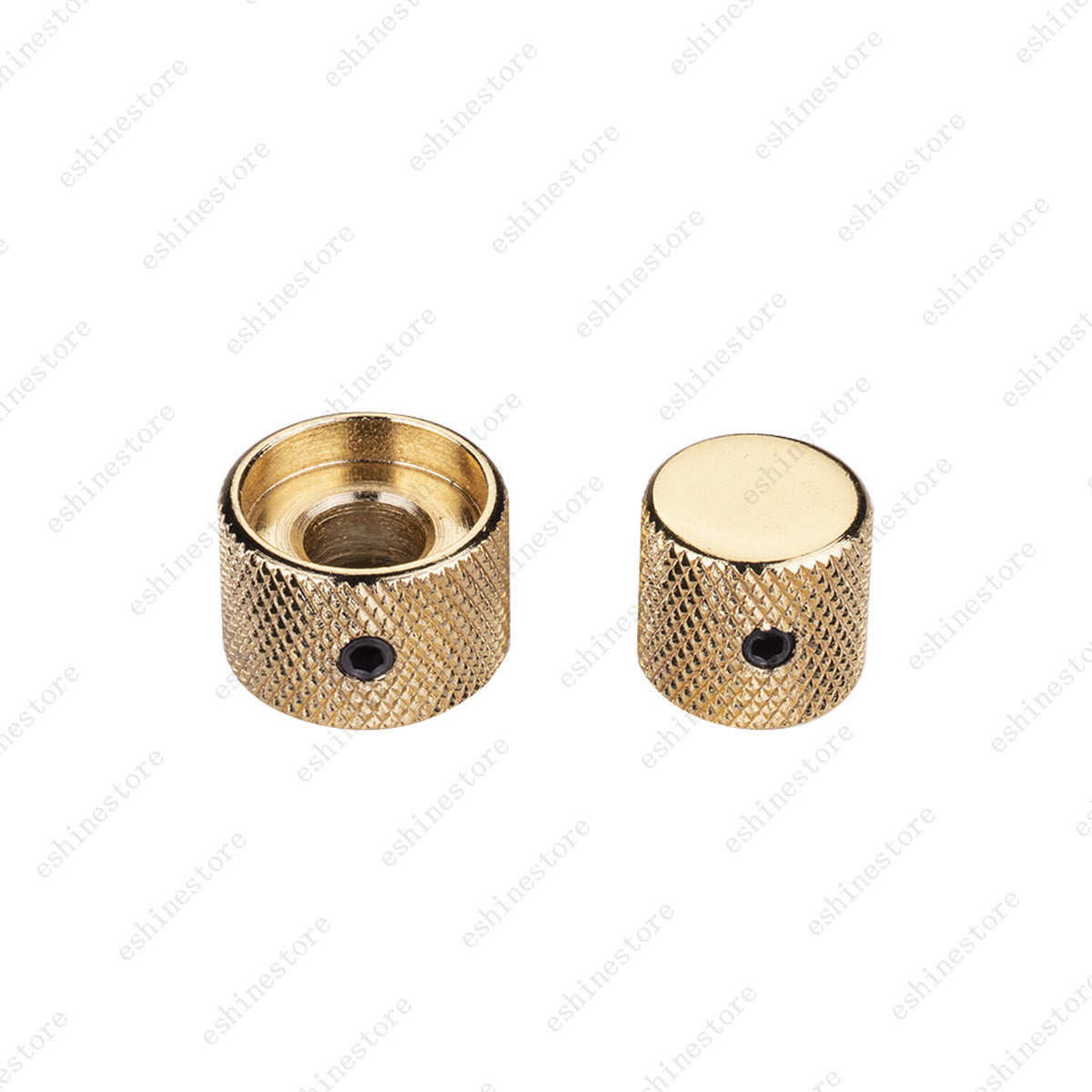 3Pcs Metal Dual Concentric Stacked Control Knobs for Electric Bass Guitars