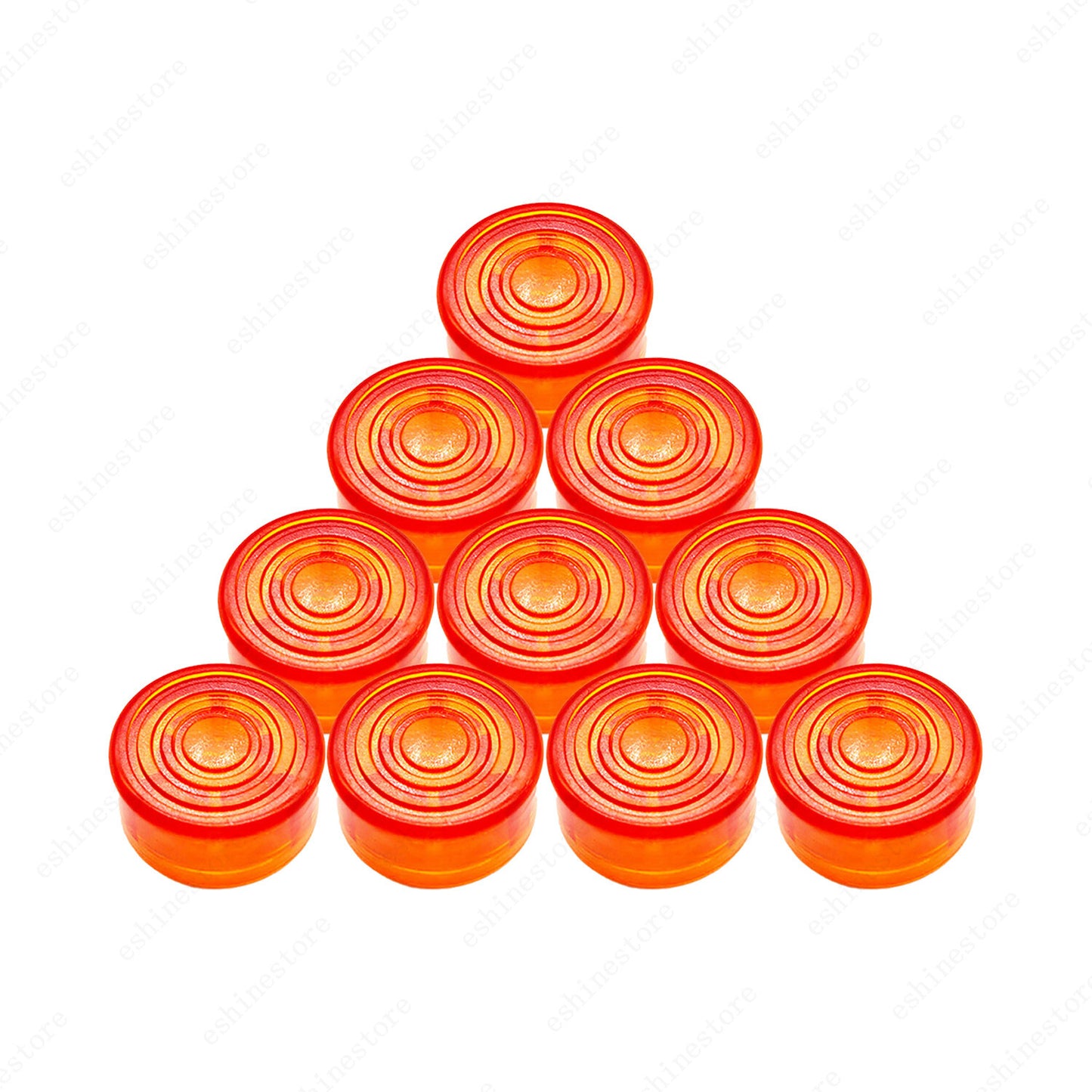 10 Pcs Guitar Effect Pedal Footswitch Toppers Foot Nail Cap Protection Cap