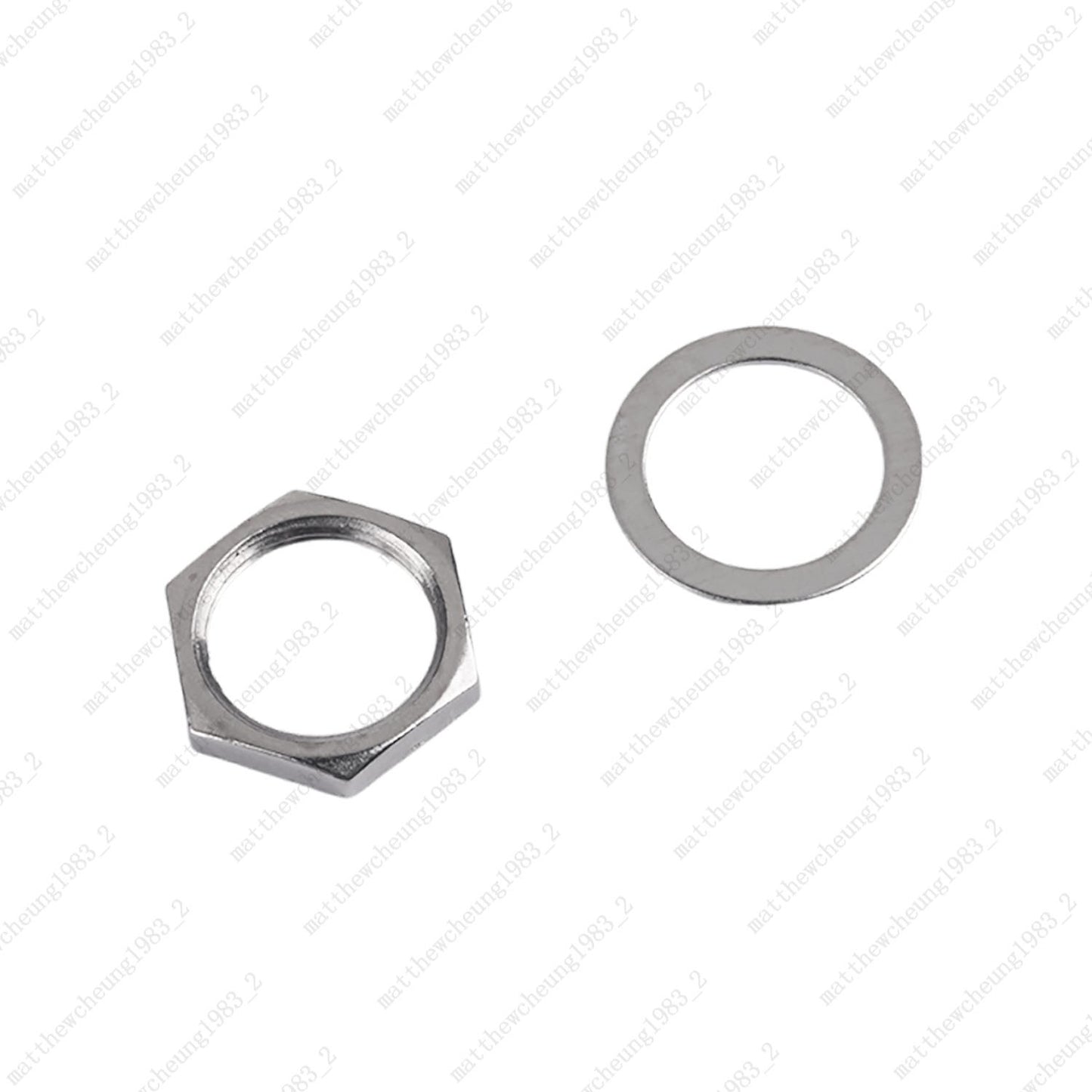 1/2/4pcs M12x0.75 Jack Socket Nut & Washer for Electric Guitar/Bass Replacement