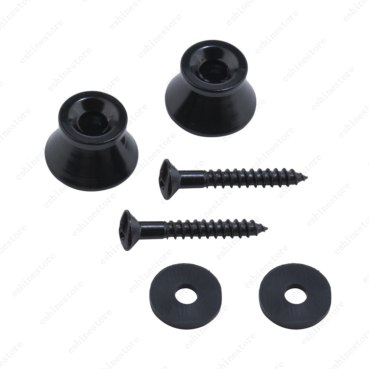 2 Pcs Guitar Strap Button Lock Pins Pegs For Acoustic Bass Ukulele 3 Colors