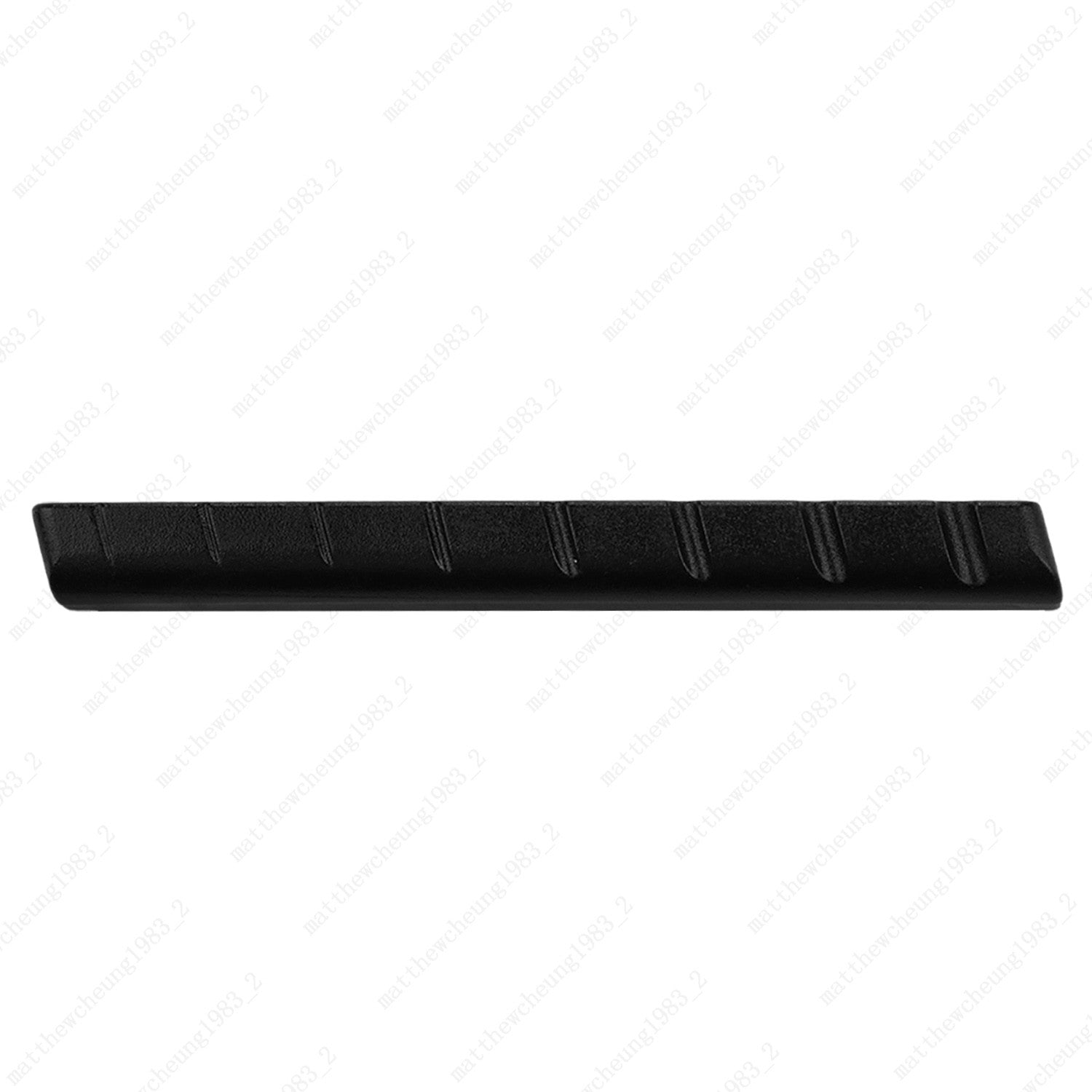 Electric Guitar 8 String Pre-slotted Plastic Fanned-fret Guitar Nut - Black