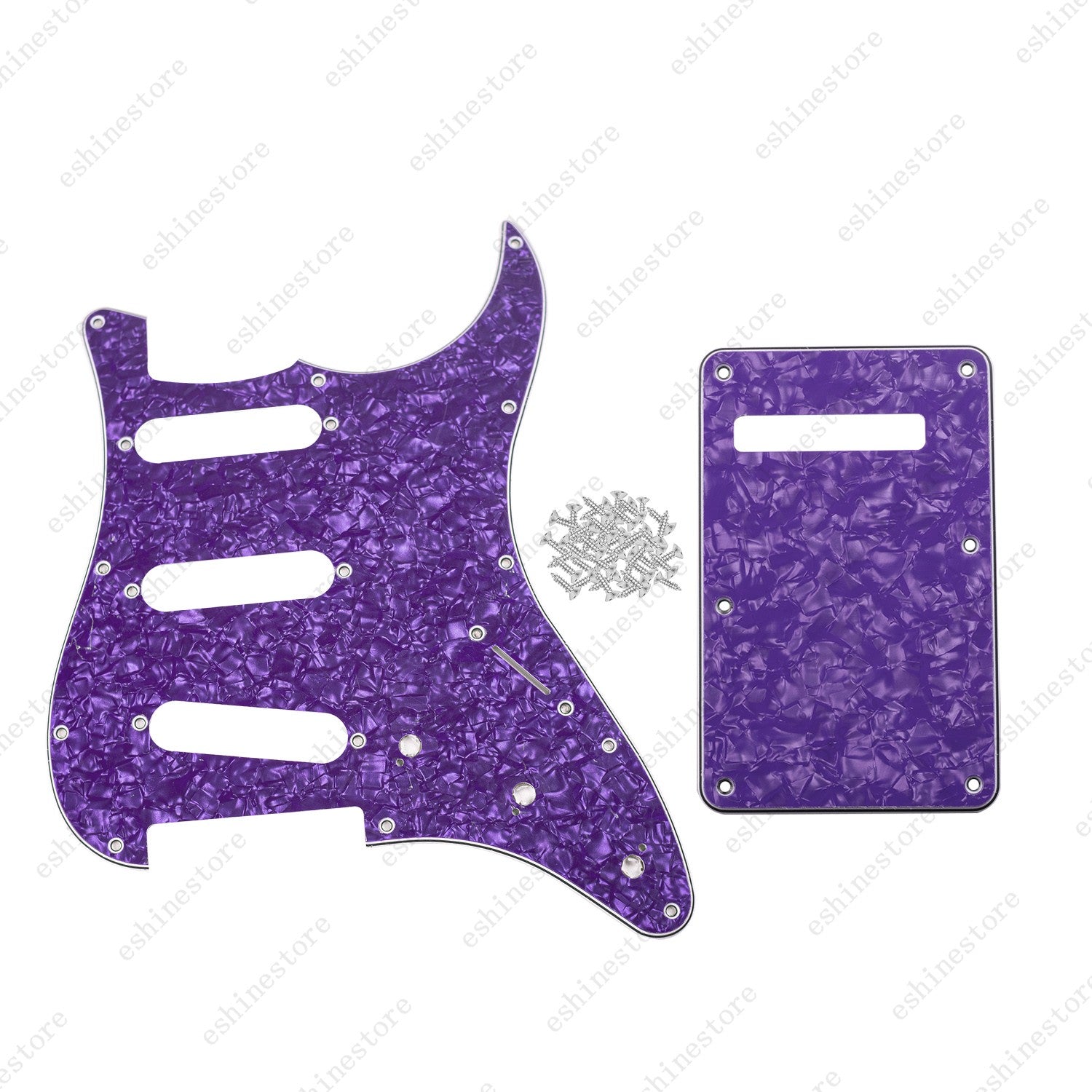 Guitar SSS 3Ply Pickguard&Back Plate for USA MIM Standard Fender ST Multicolors
