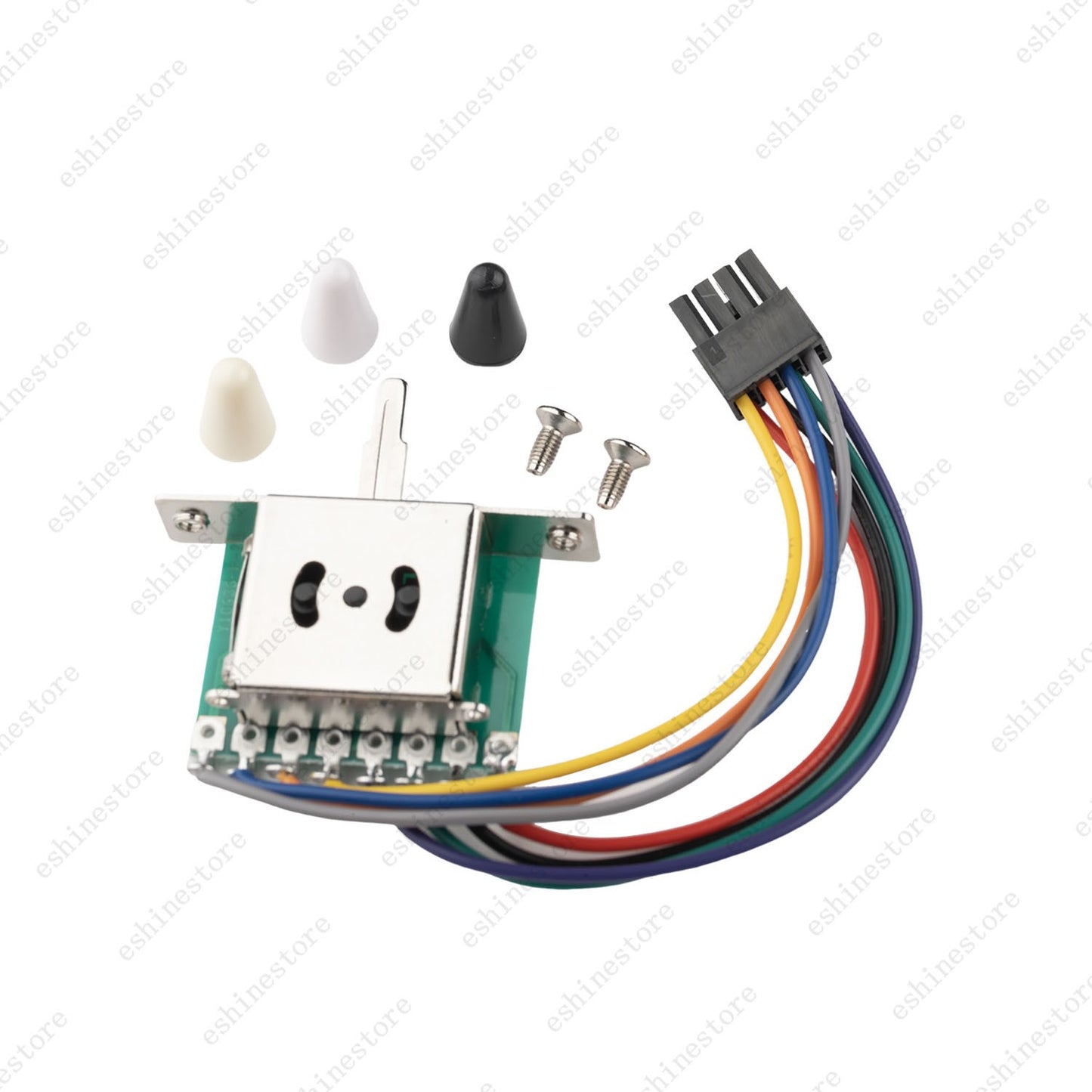 Solderless HSH Wiring Harness Alu Shaft Pots w/ Coil Split for Ibanez OR Strat