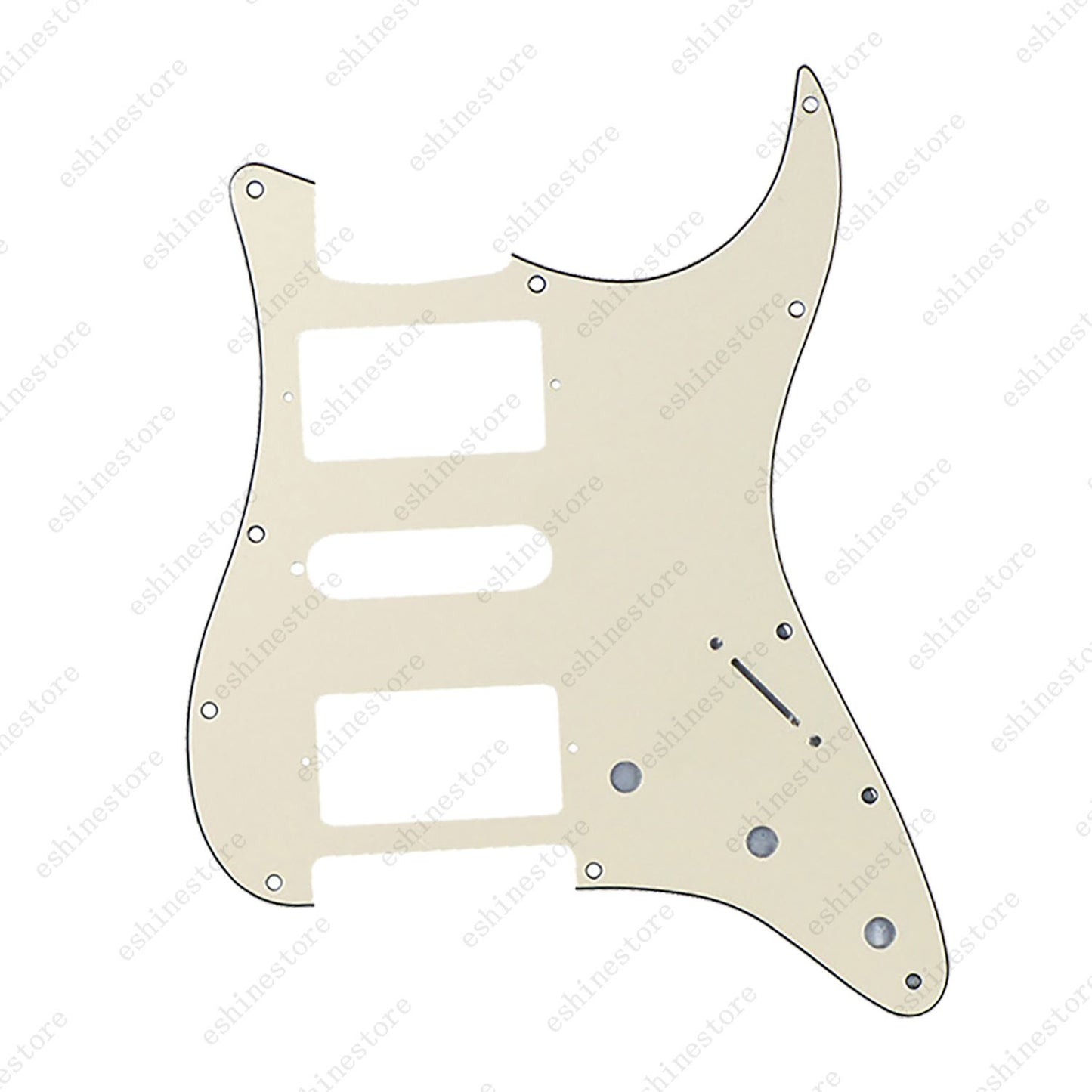 11 Holes HSH Strat Style Pickguard 3 Ply For Stratocaster Various Colors US Ship