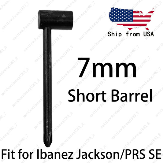 1 x Guitar Metal Wrench 7mm Short Truss Rod Adjustment for lbanez Jackson/PRS SE
