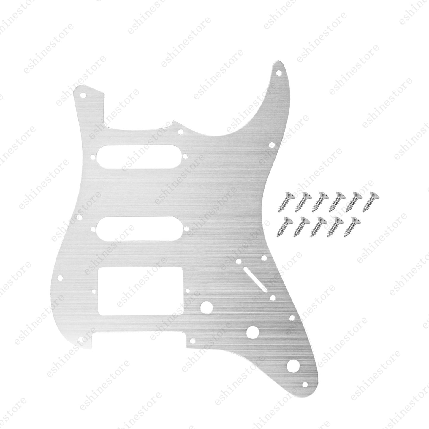 11 Hole HSS Metal Guitar Pickguard Aluminum For ST Strat Electric guitar 5 color