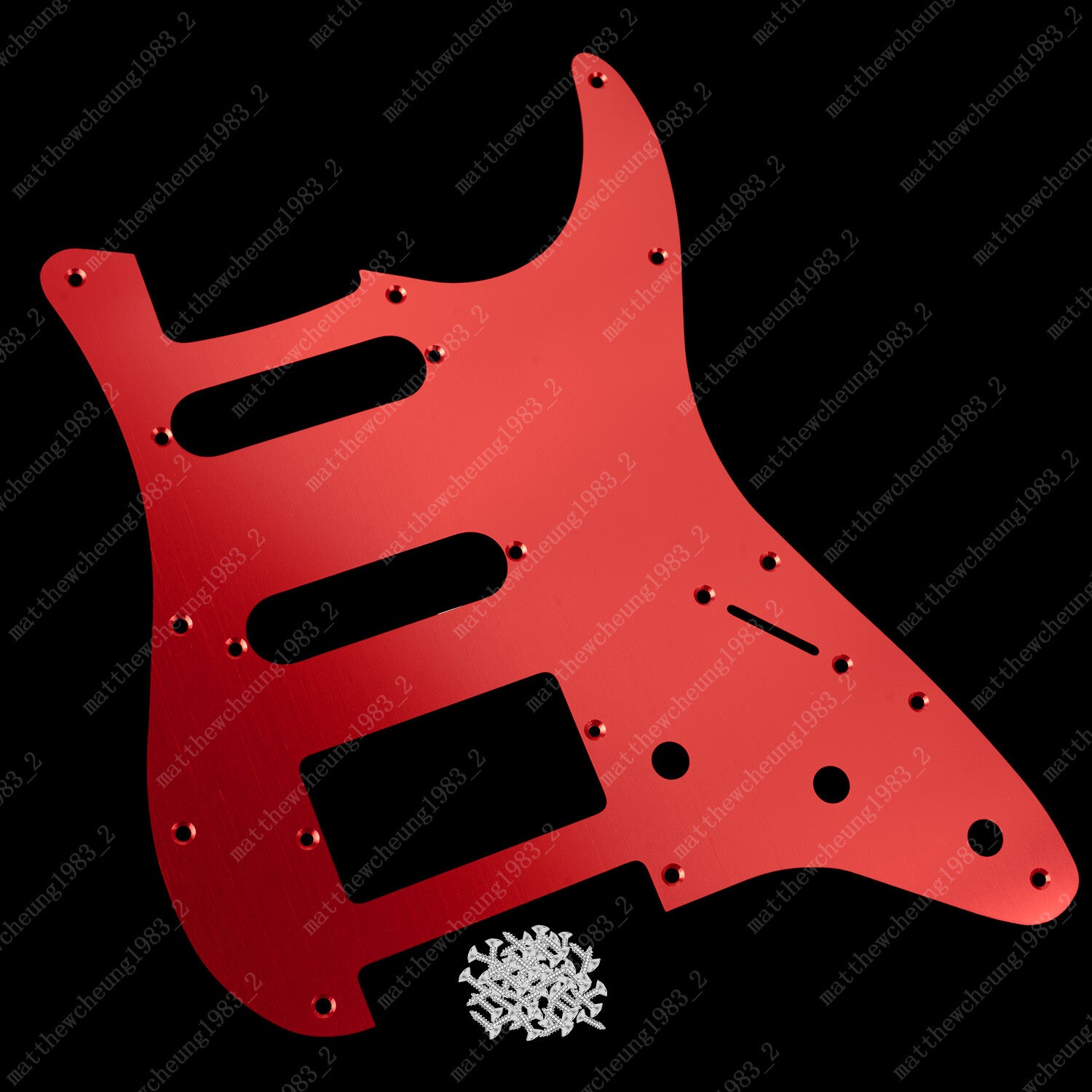 Electric guitar Aluminum HSS Pickguard with Screws for ST SQ Guitar - 2 Colors
