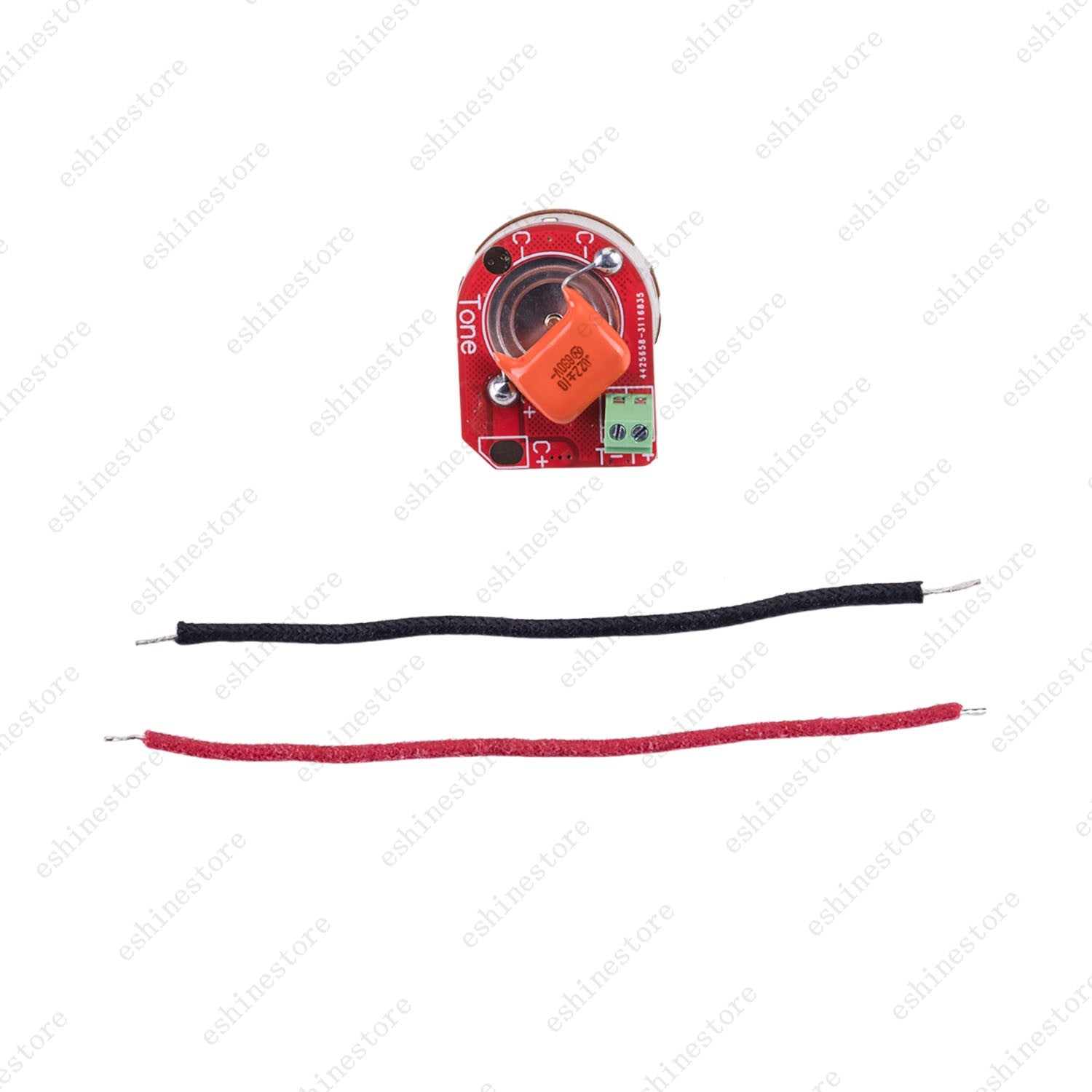 Solderless Brass Shaft Pots 3-Way Angled Switch Slot Plate Wiring Harness for TL