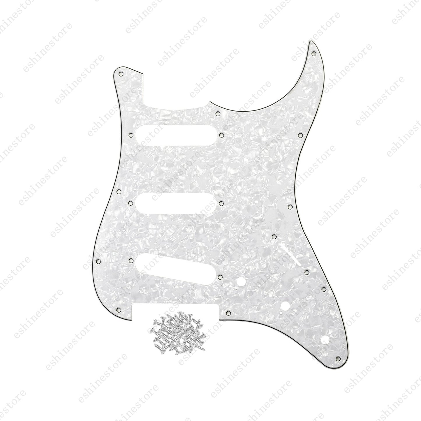 SSS 11-Hole ST Style Guitar Pickguard Pick Guard Scratch Plate Multicolors