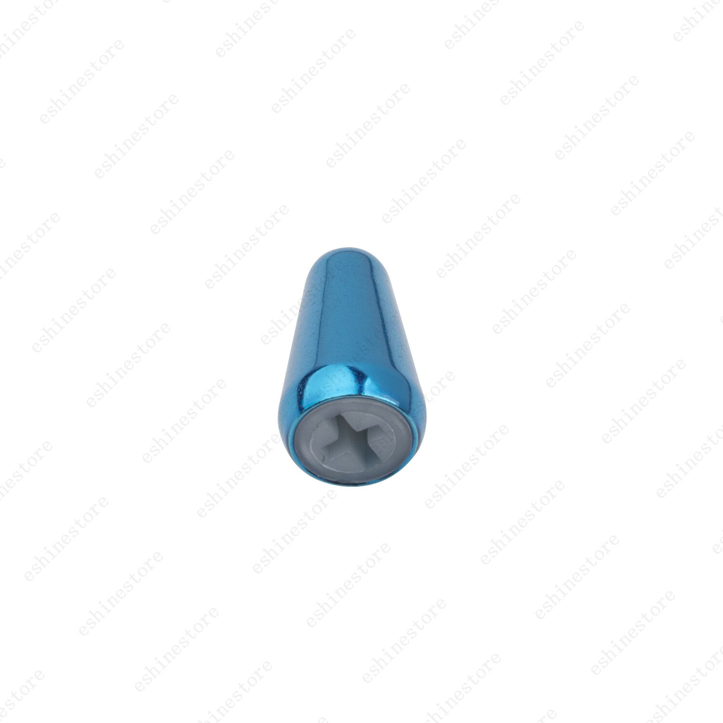 2 Pcs Guitar 5 Way Switch Metal Tip Cap Switch Knob for USA Stratocaster Blue
