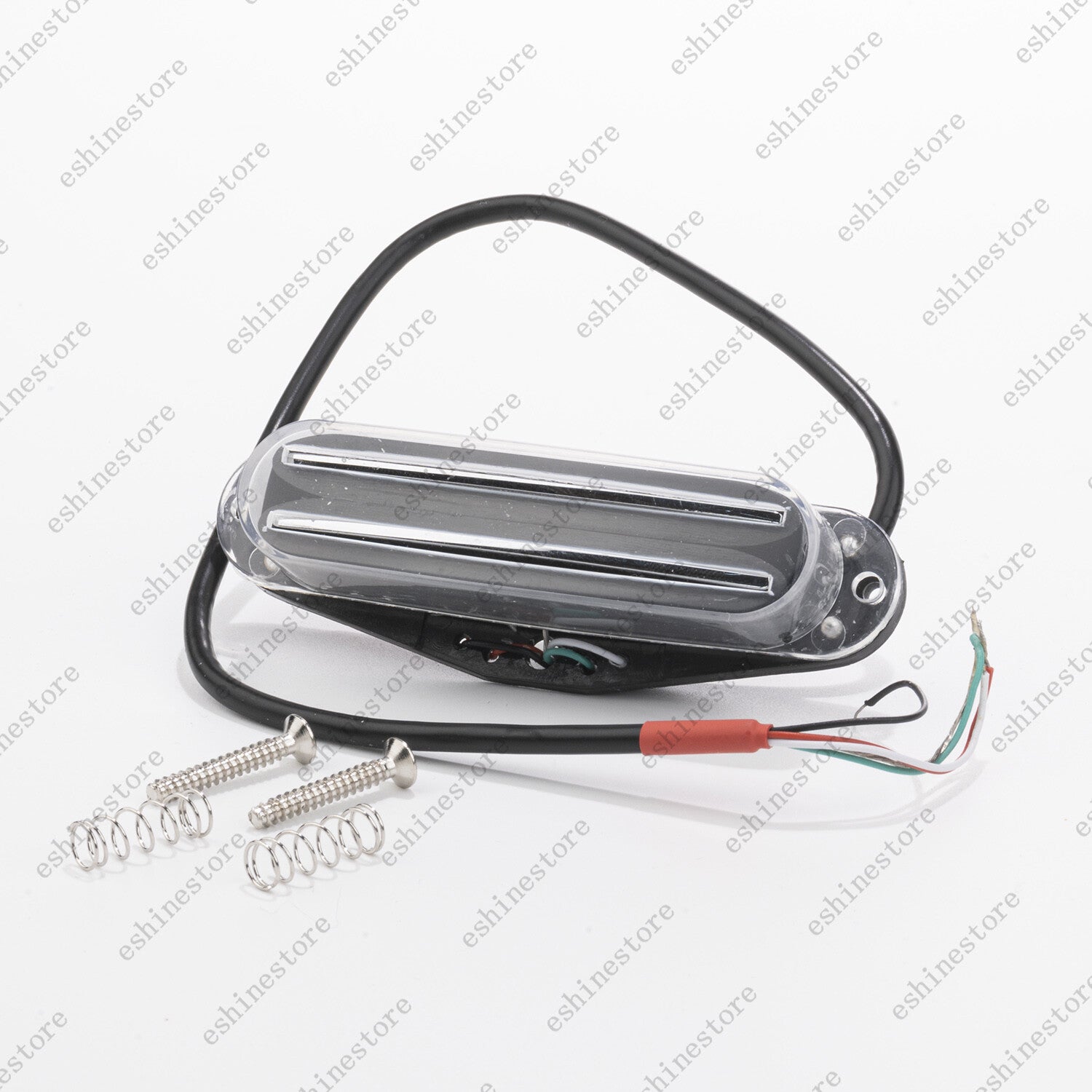 4 Wire Dual Rail Single Coil Mini Humbucker Pickup 9K For Strat Guitar 10 Colors