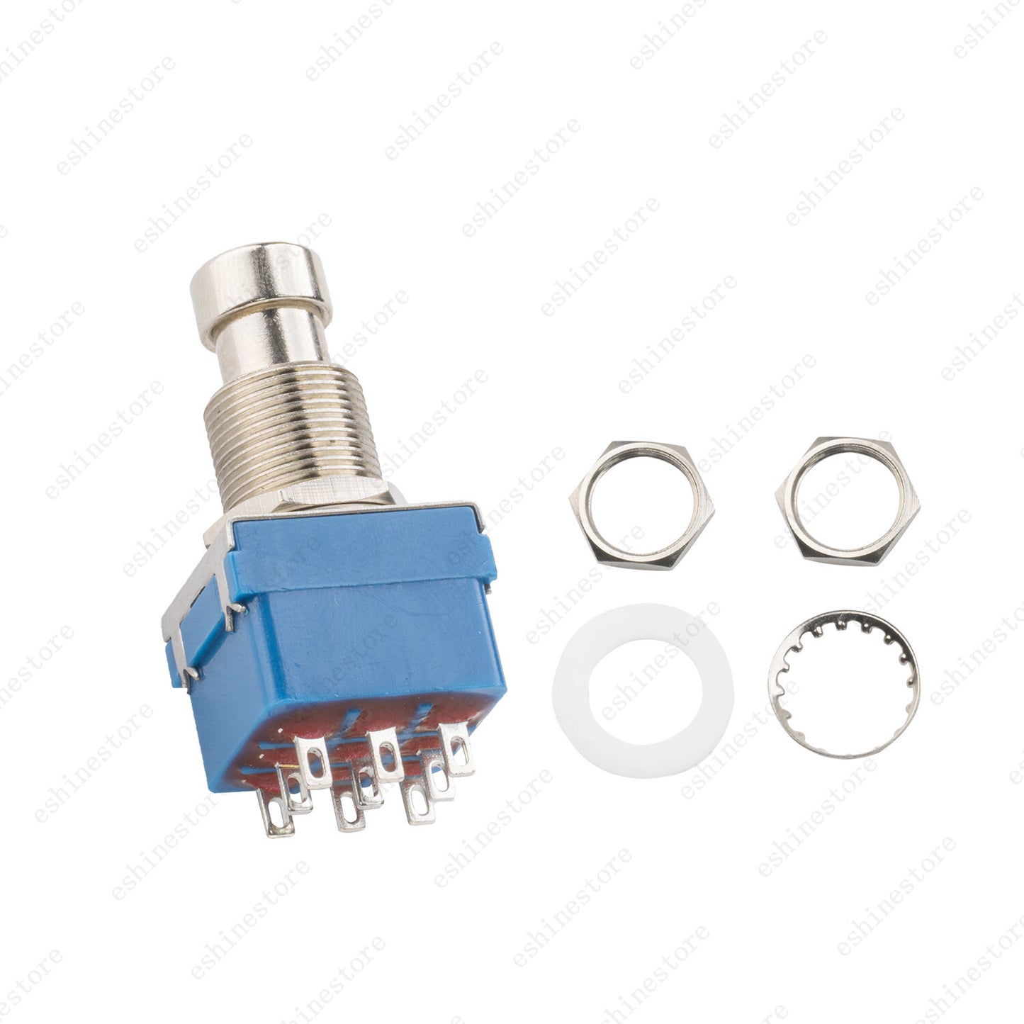 1/2/5Pcs Guitar Effects Pedal Metal Effects Pedal Switch 9-pin Stomp Foot Switch