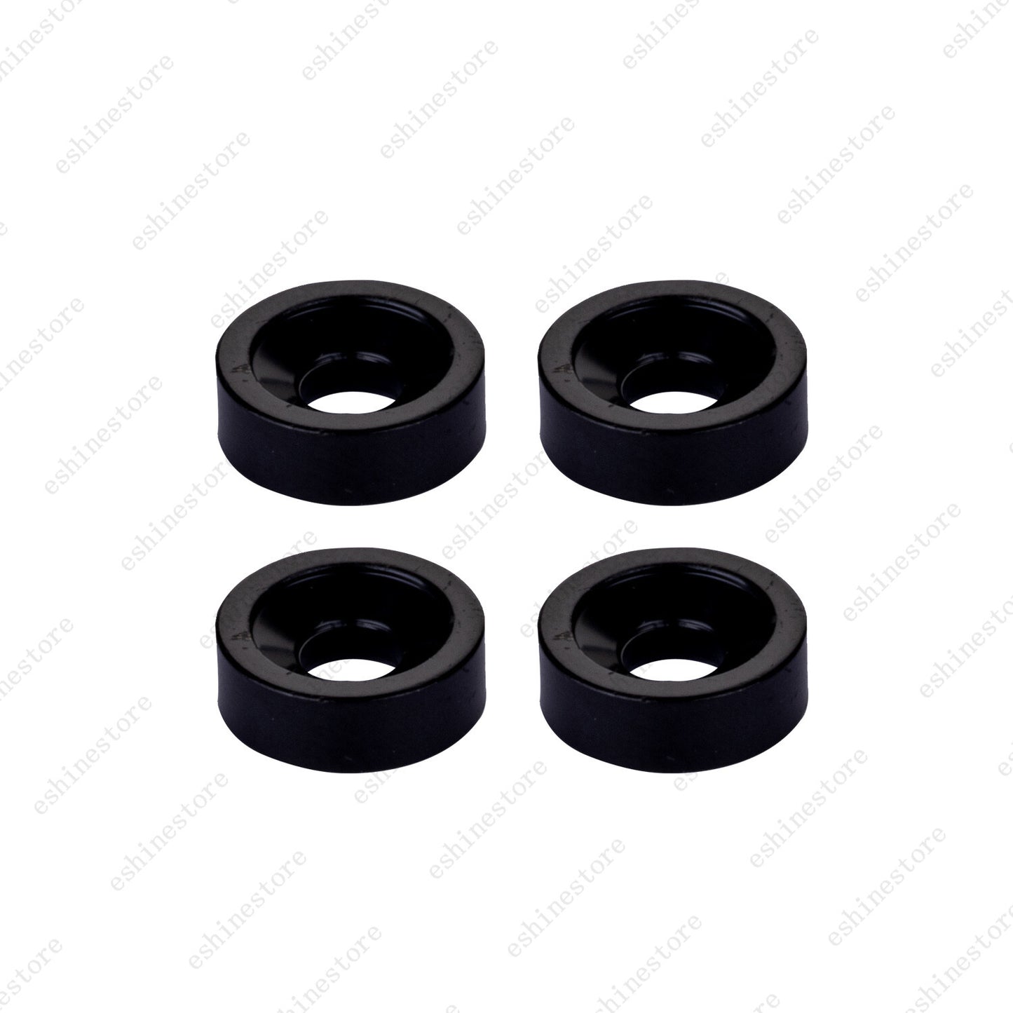 4 Pcs Electric Guitar Bass Neck Mounting Ferrule Screw Bushing 3 COLORS