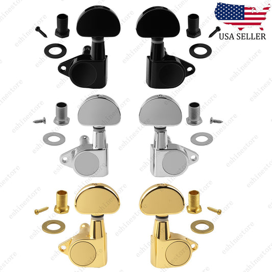1:15 Fully Enclosed Guitar String Tuning Peg Machine Head for Acoustic Guitar
