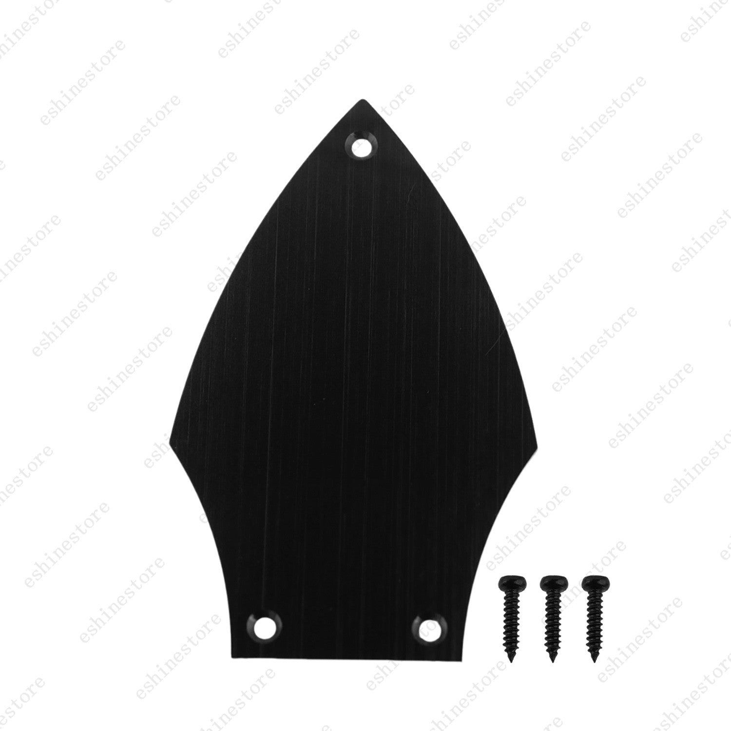 Aluminum 3-Hole Guitar Truss Rod Cover Plate with Screws for Gibson Flying V
