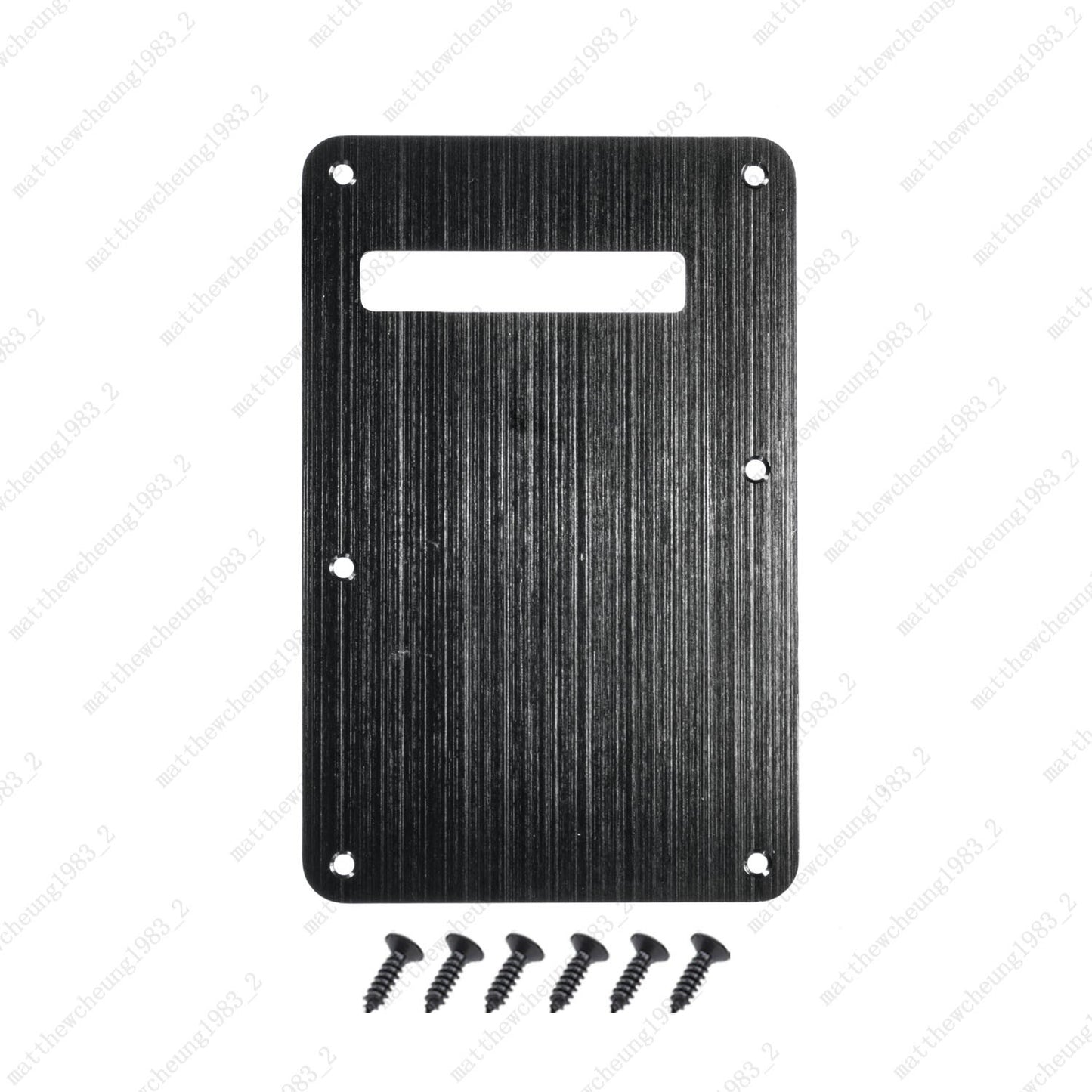 Electric Guitar Vintage Single Hole Aluminum Metal Back Plate Fit Fender SQ ST