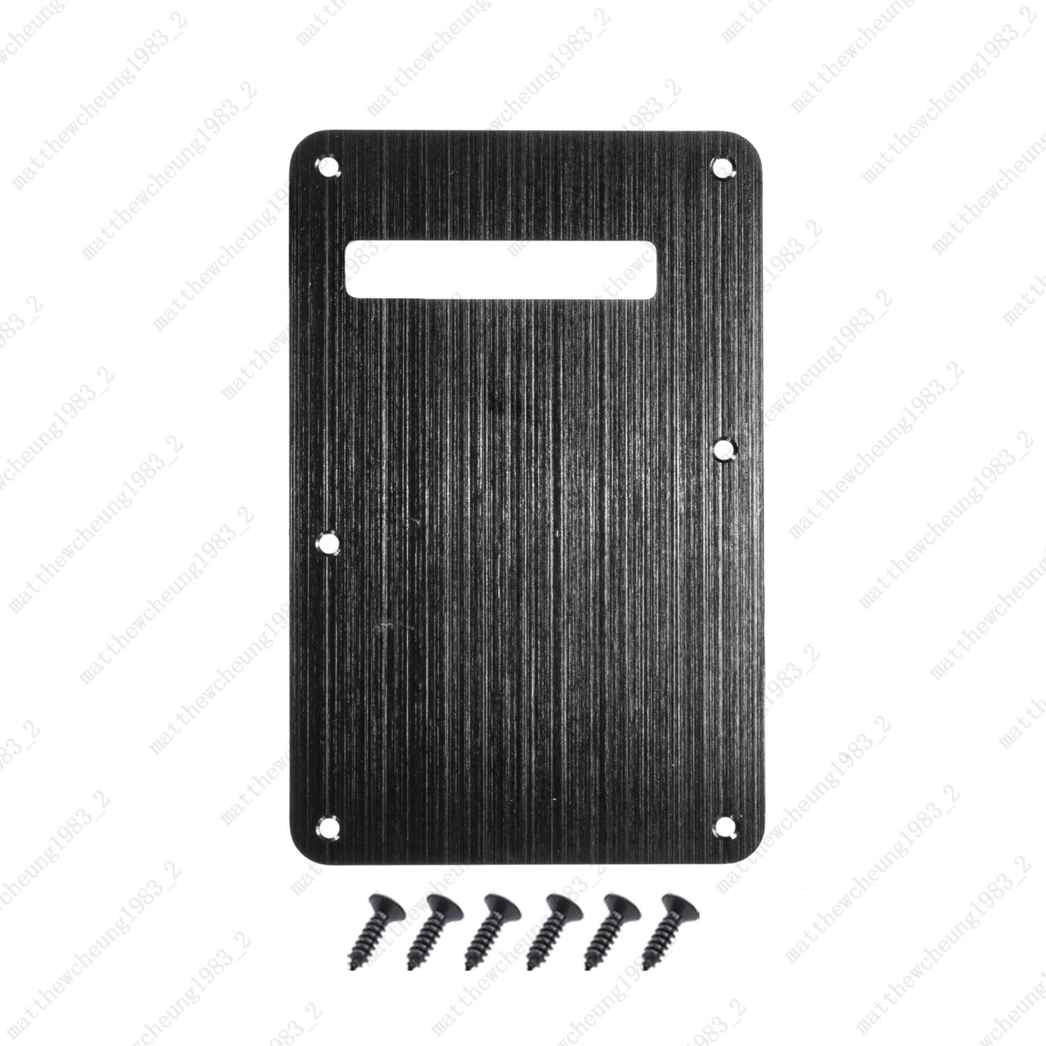 Electric Guitar Vintage Single Hole Aluminum Metal Back Plate Fit Fender SQ ST