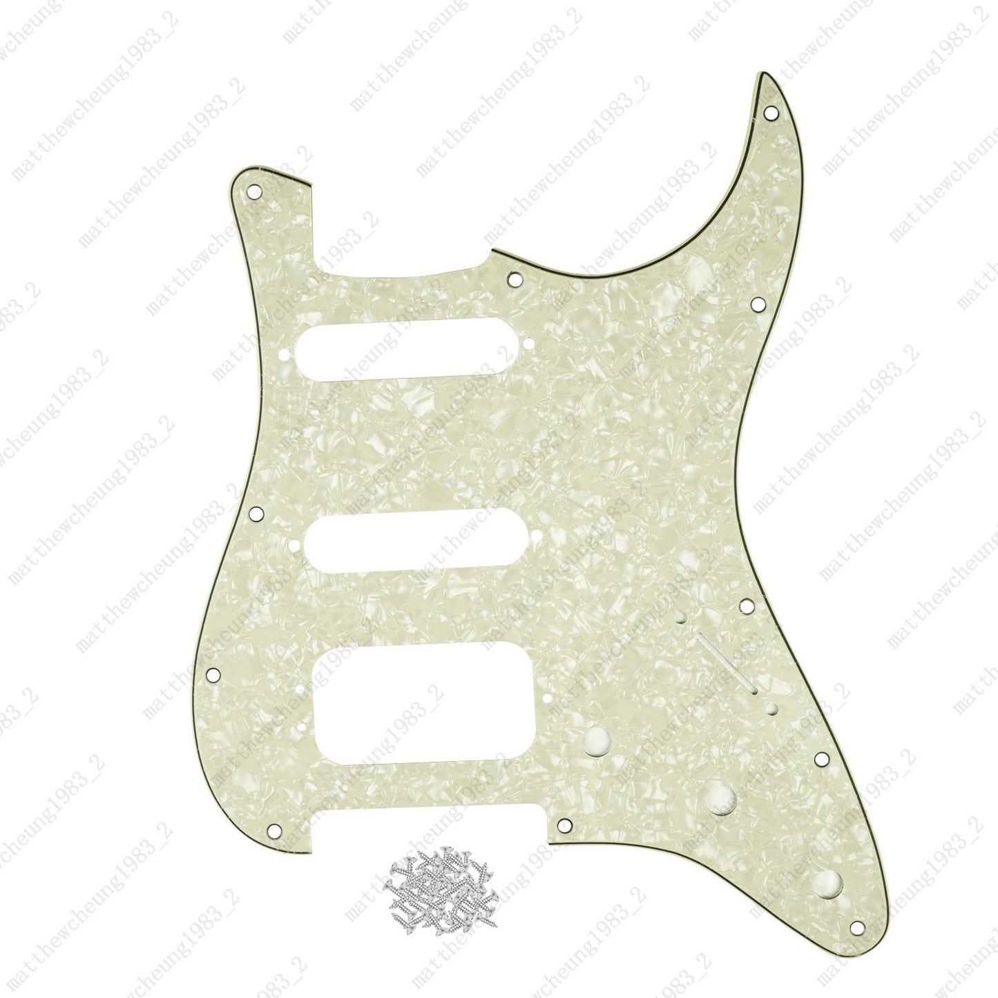 3-Ply 11-Hole HSS Pickguard (3-Screw Hum) For US MIM Fender Modern Multicolors