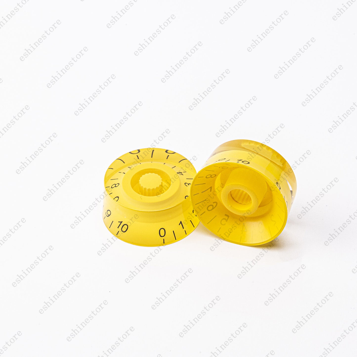 4 Pcs Yellow Electric Guitar Control Knobs Speed Knobs For Les Paul SG Guitar